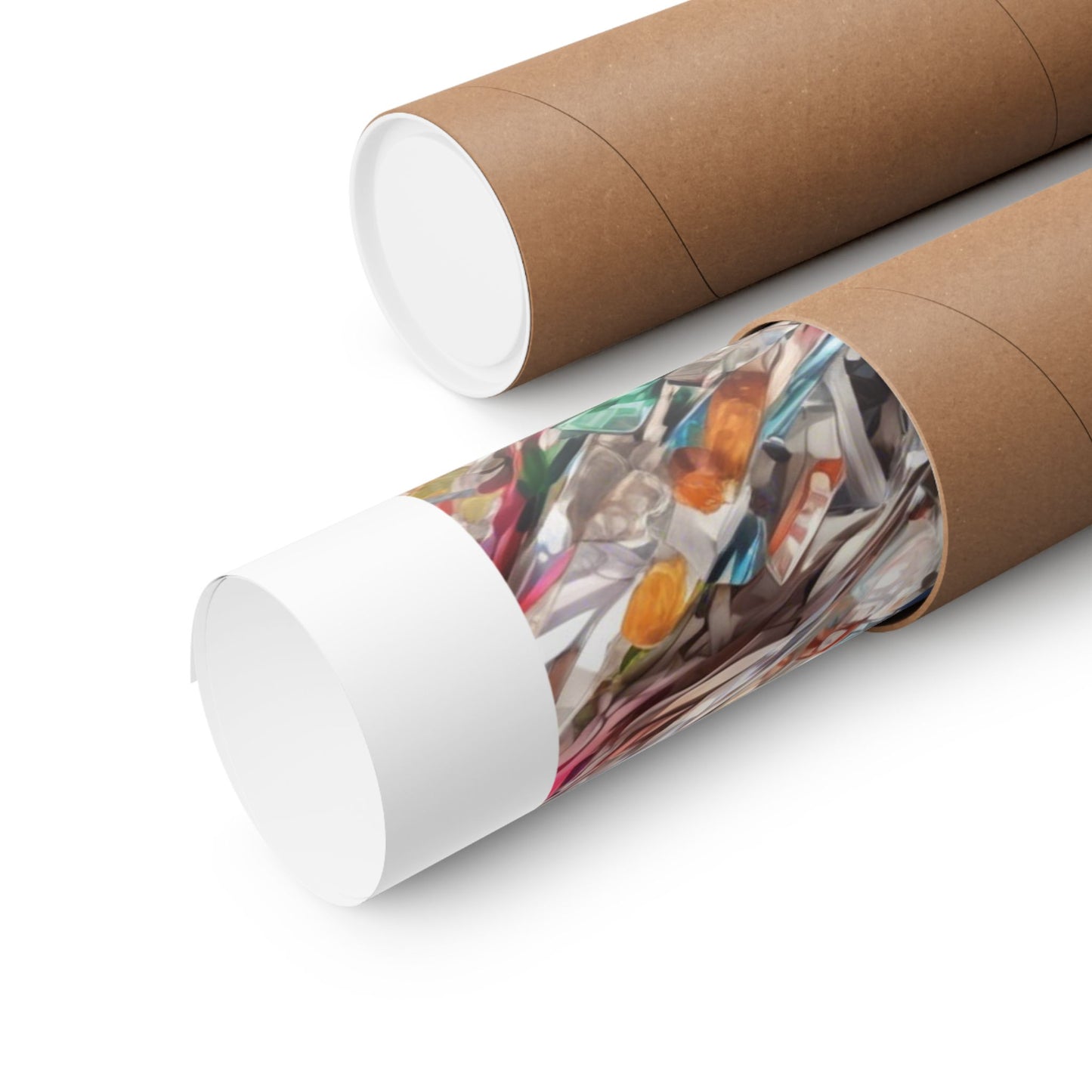 Recycling Day Anime Schoolgirl Eco Street Art Poster