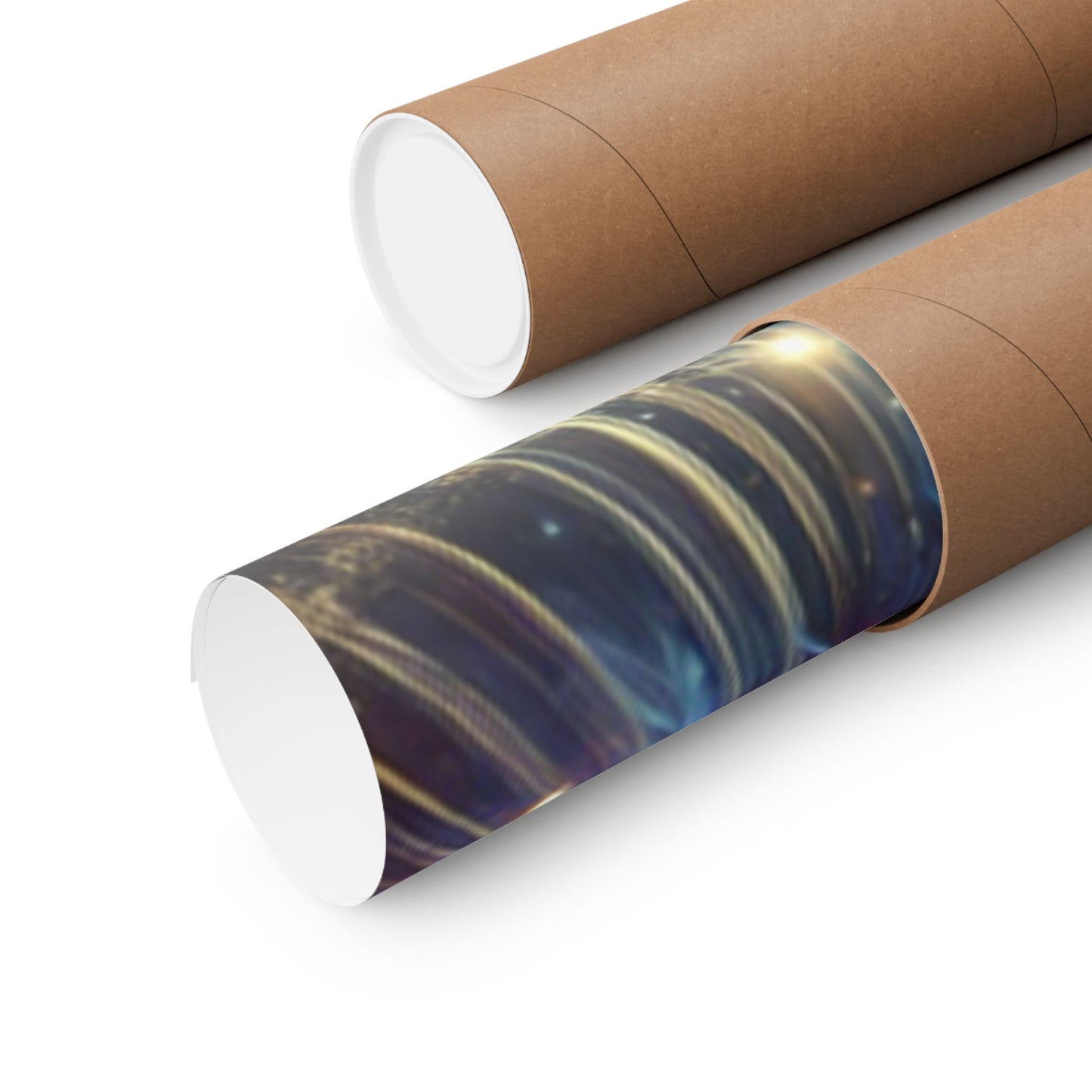 Cosmic Starburst Energy Abstract Space Poster Wall Art Decor