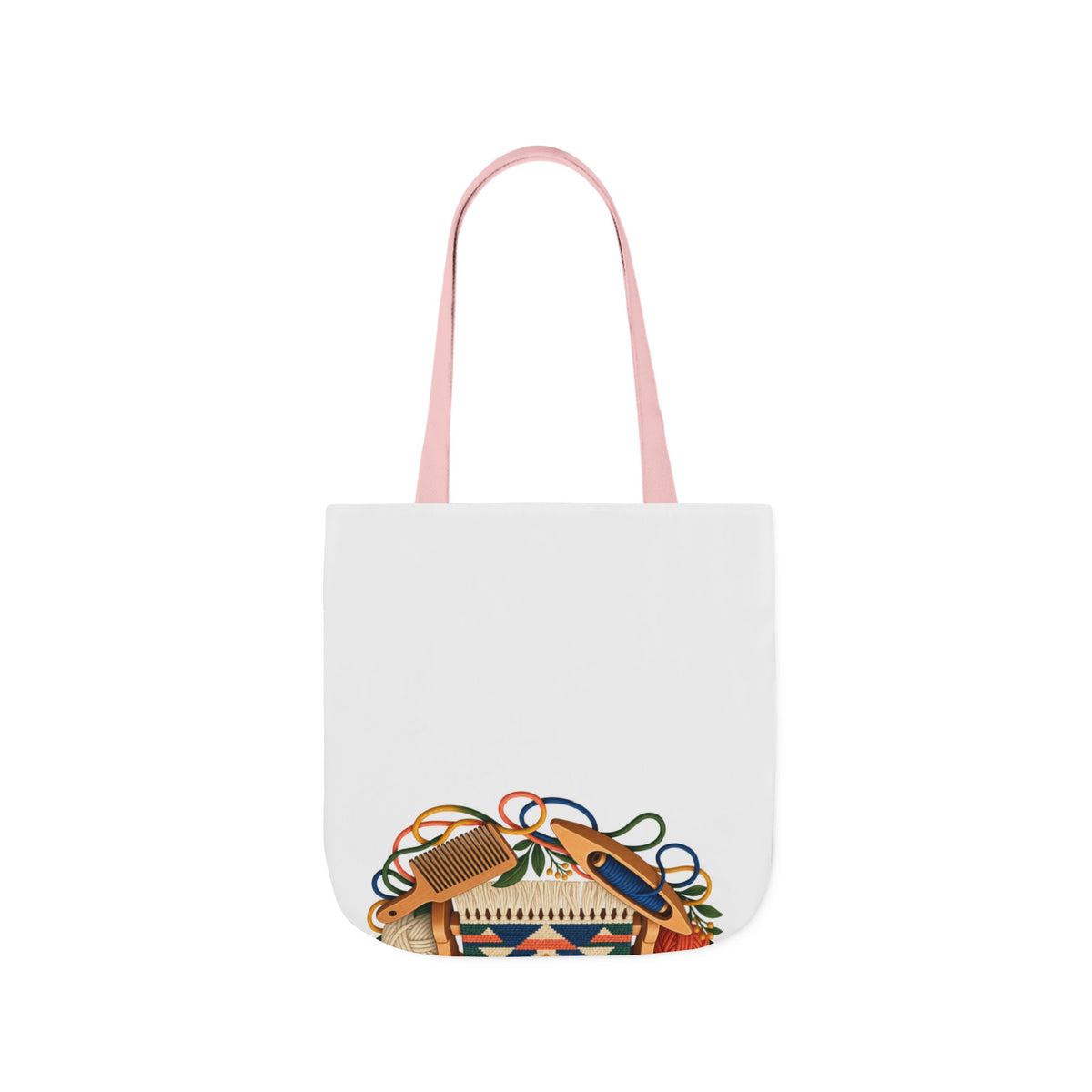 Geometric Hand Weaving Workshop Tote Bag