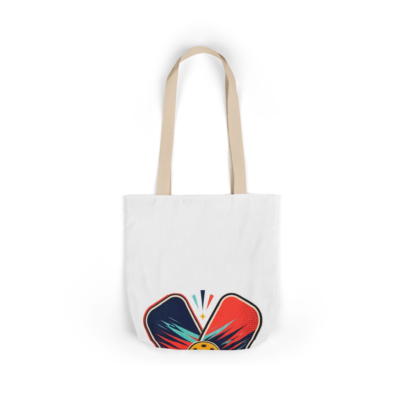 Retro Pickleball Paddles Recreational Sports Tote Bag