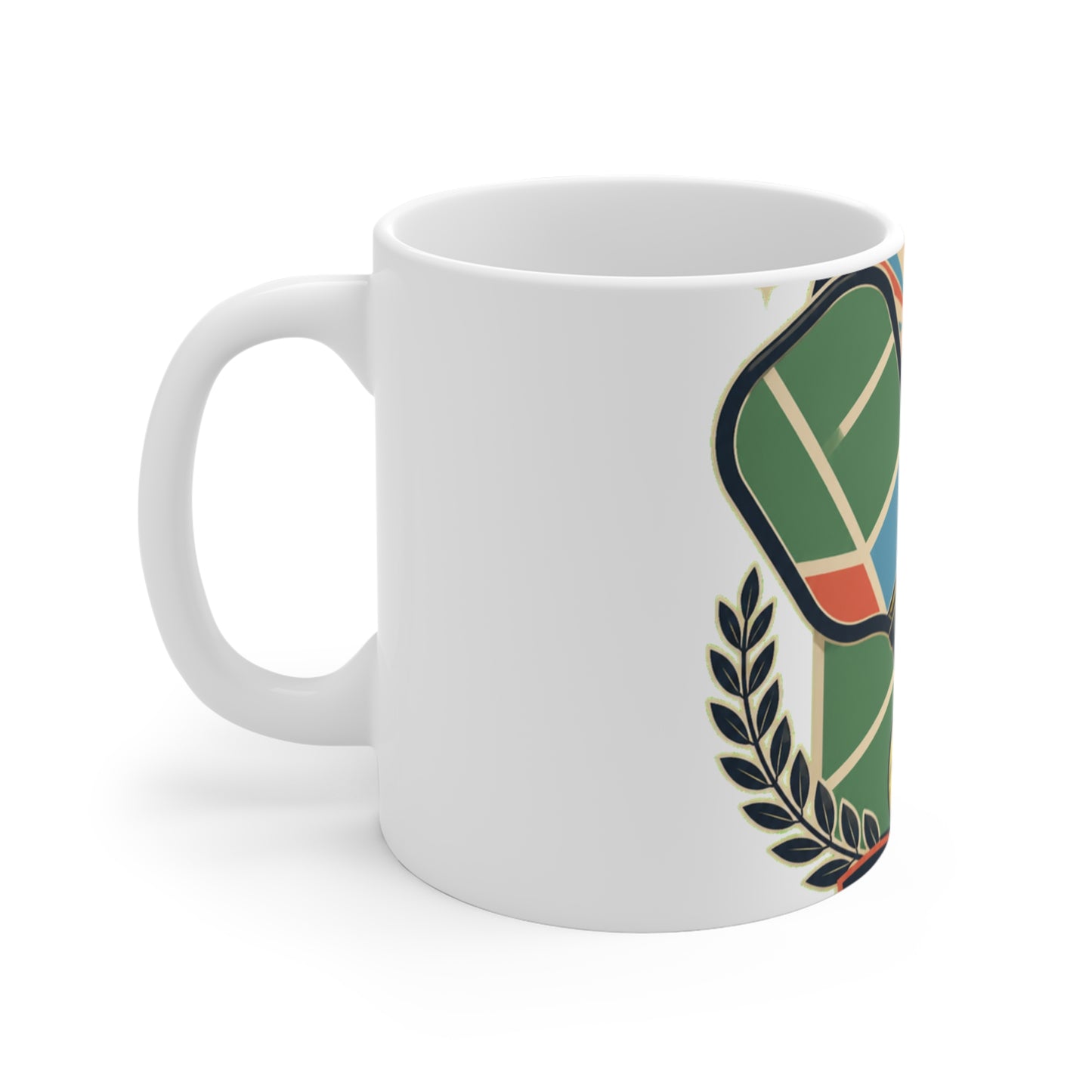 Retro Pickleball Court Club Sport Mug
