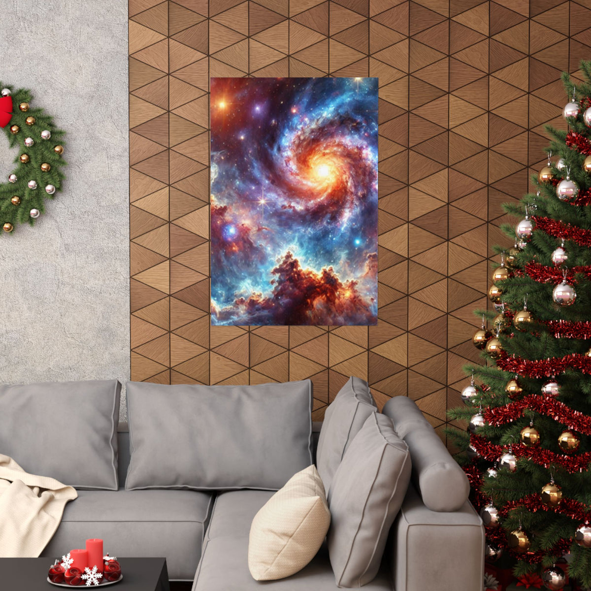 Galaxy Nebula Dreamscape Abstract Space Poster Wall Art Decor