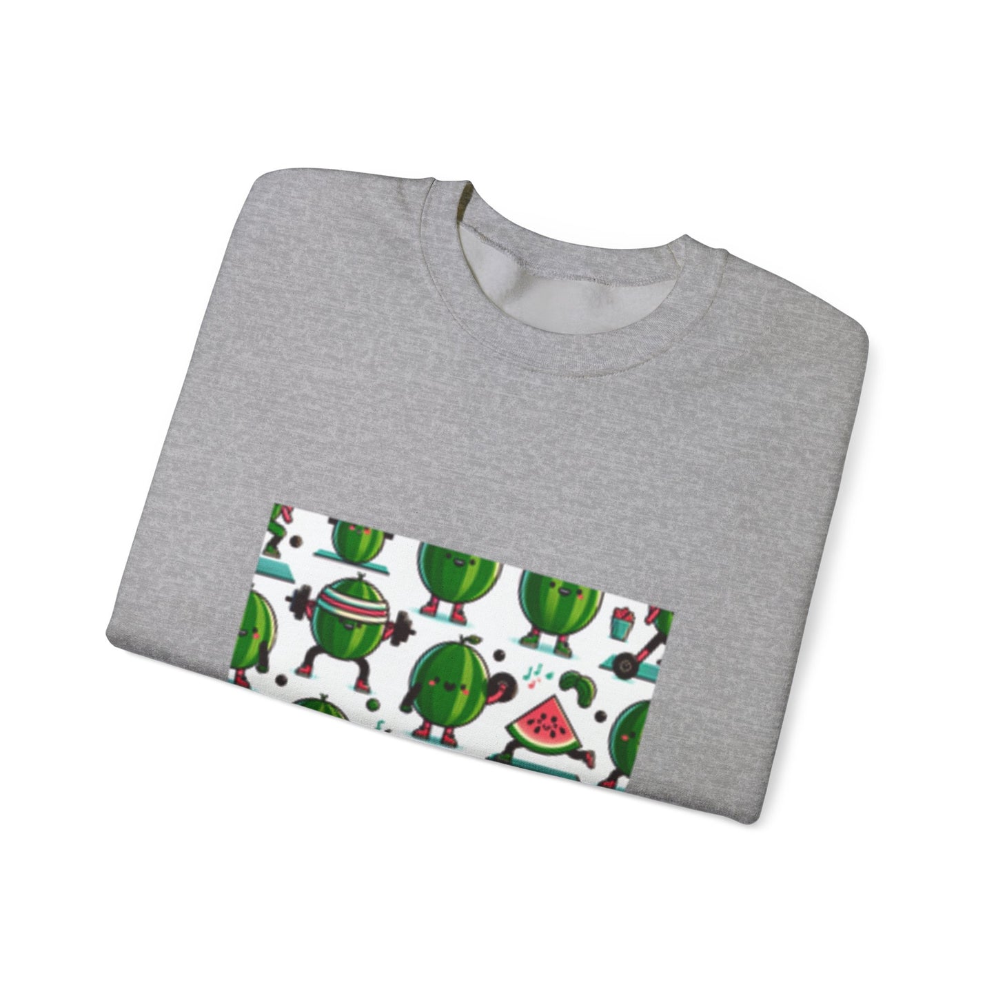 Watermelon Workout Club Cute Food Fitness Sweatshirt