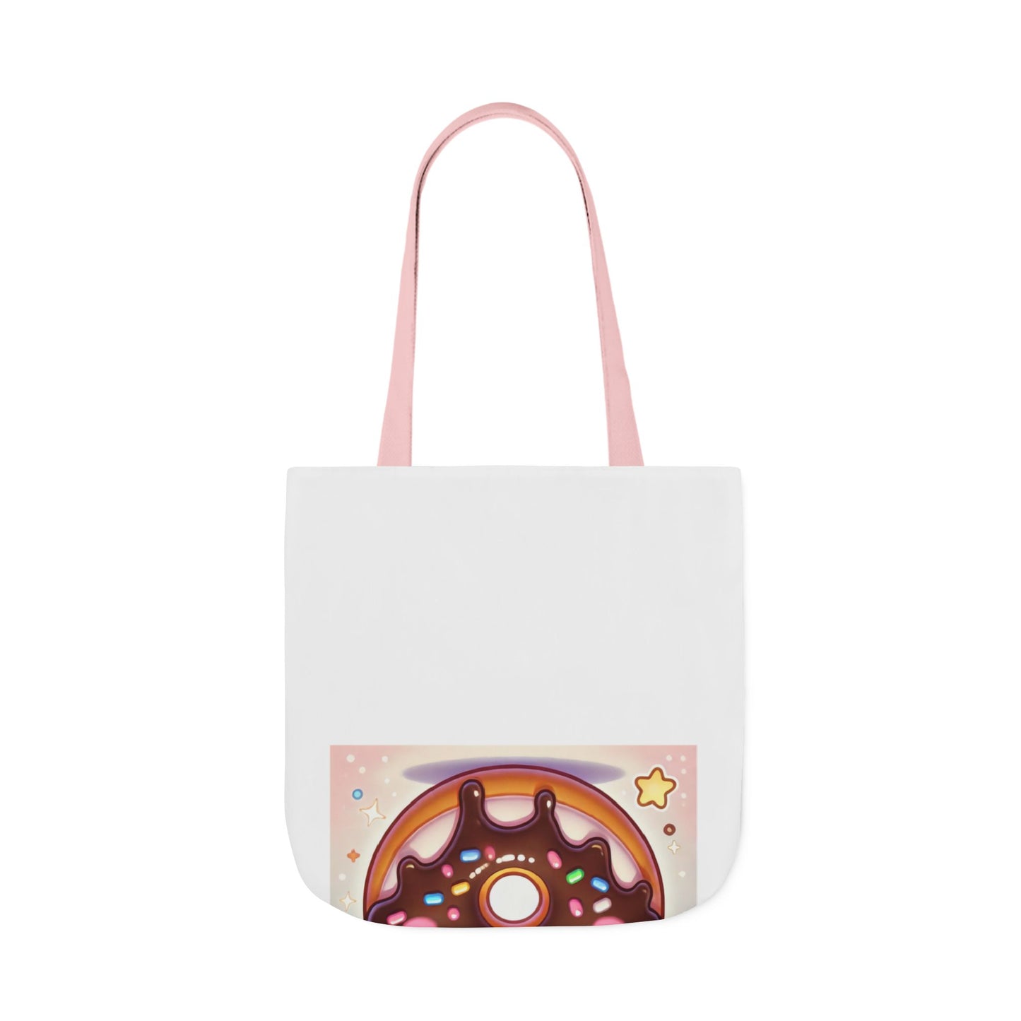 Kawaii Chocolate Donut Cute Dessert Art Tote Bag