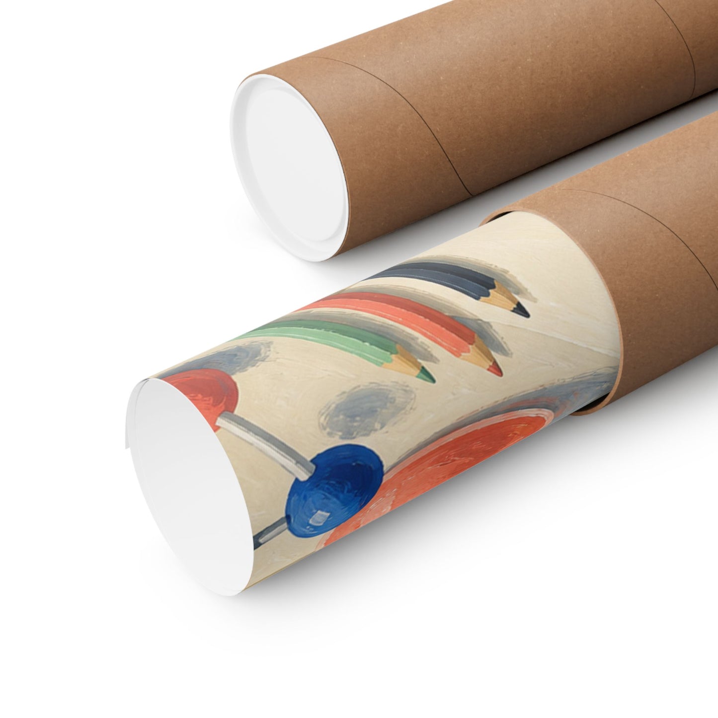 Colorful Science Lab Learning Art Poster
