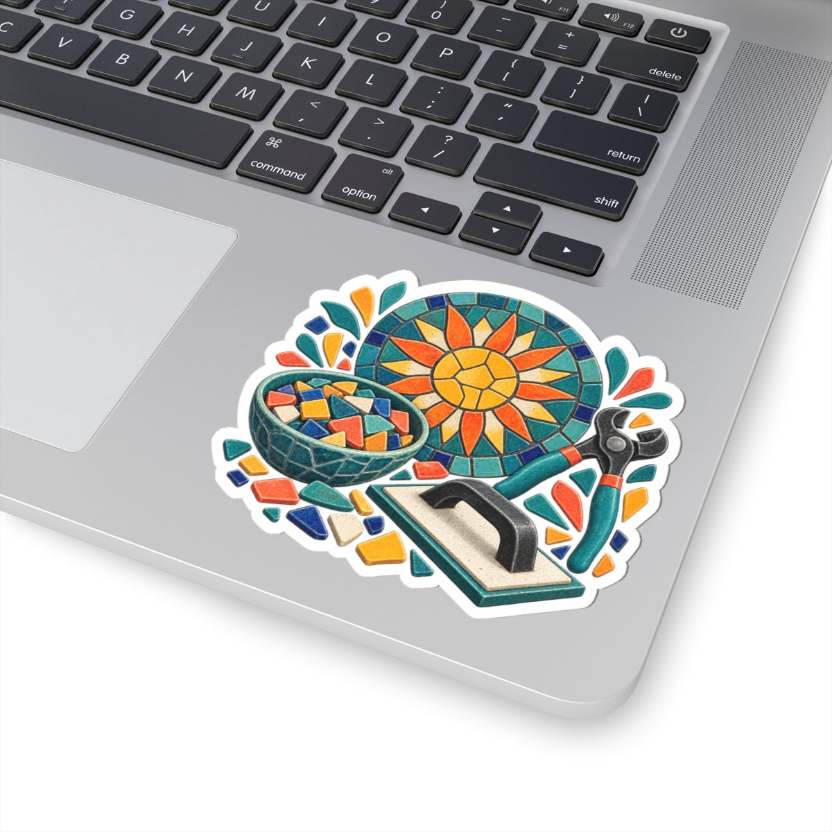 Sunburst Mosaic Making Workshop Sticker