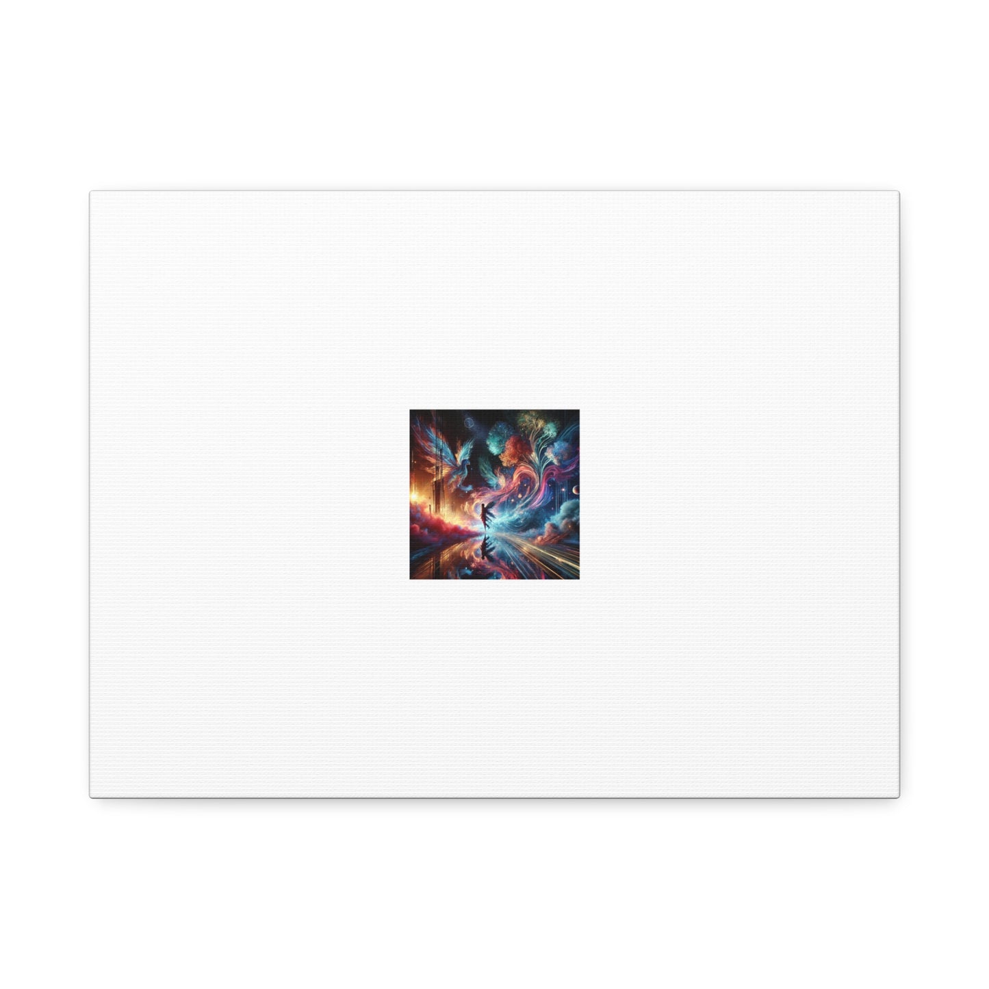 Cosmic Aurora Dancer Dreamscape Gallery Canvas Wall Art