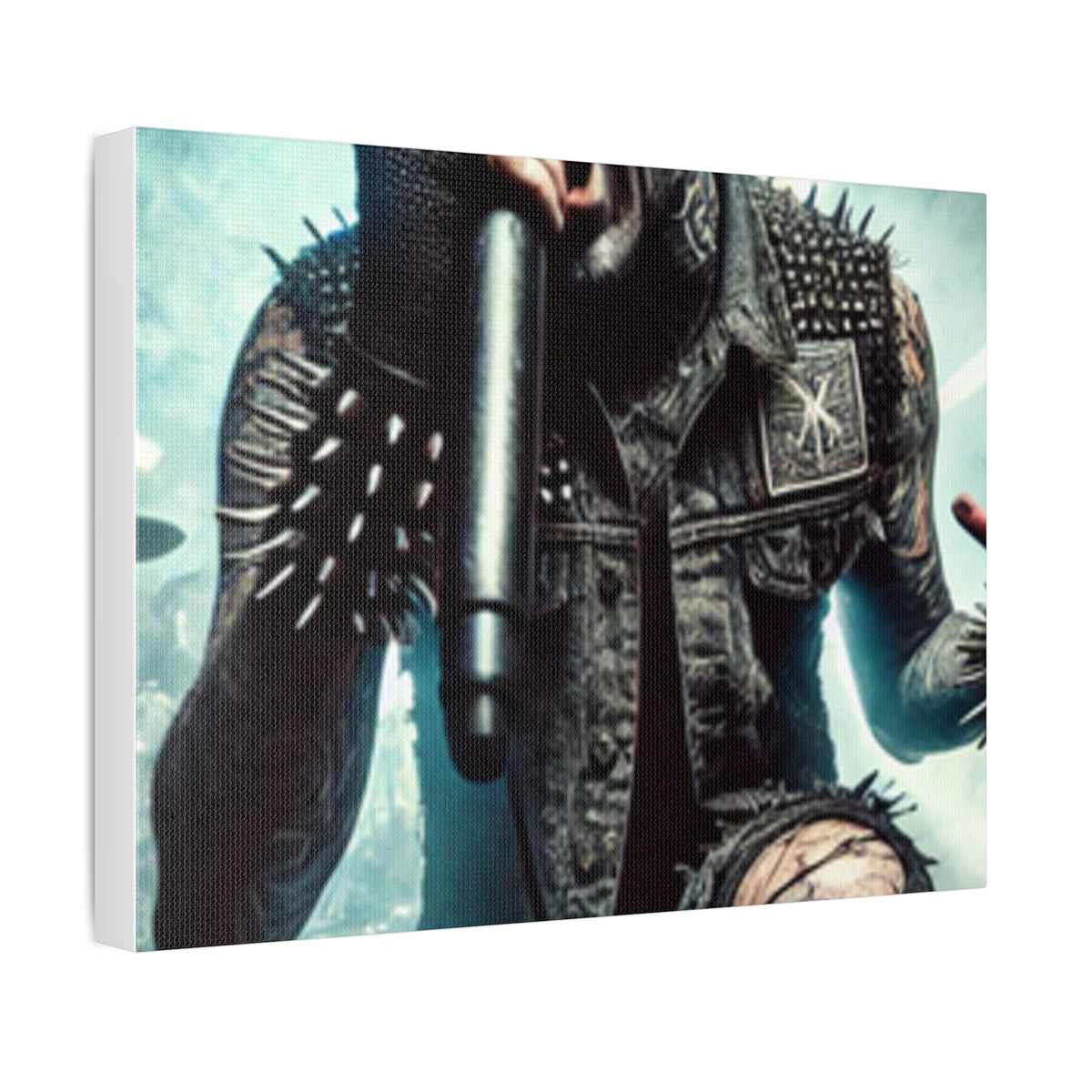 Punk Rock Vocalist Stage Energy Music Room Canvas Art