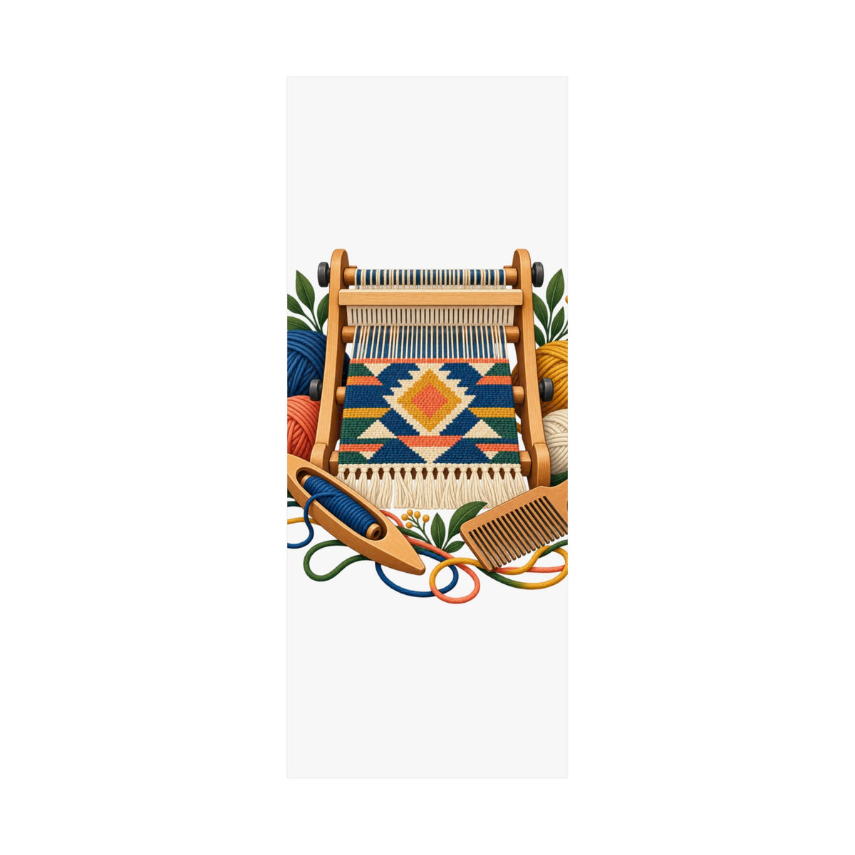 Geometric Hand Weaving Workshop Poster