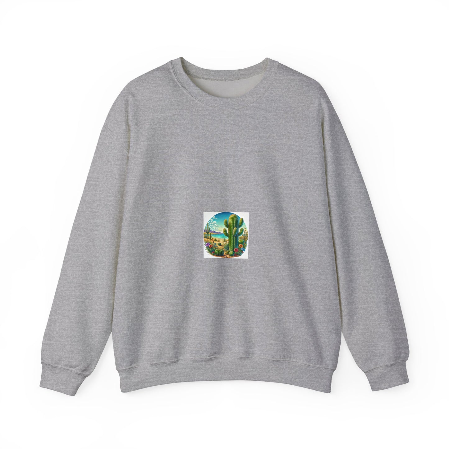 Desert Cactus Bloom Garden Crewneck Sweatshirt Plant Lover Gift