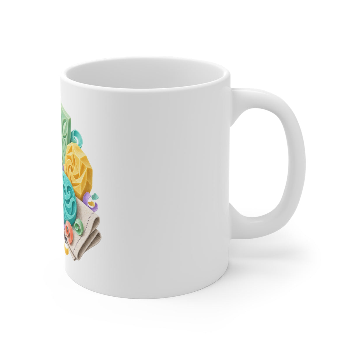 Colorful Soap Carving Workshop Mug