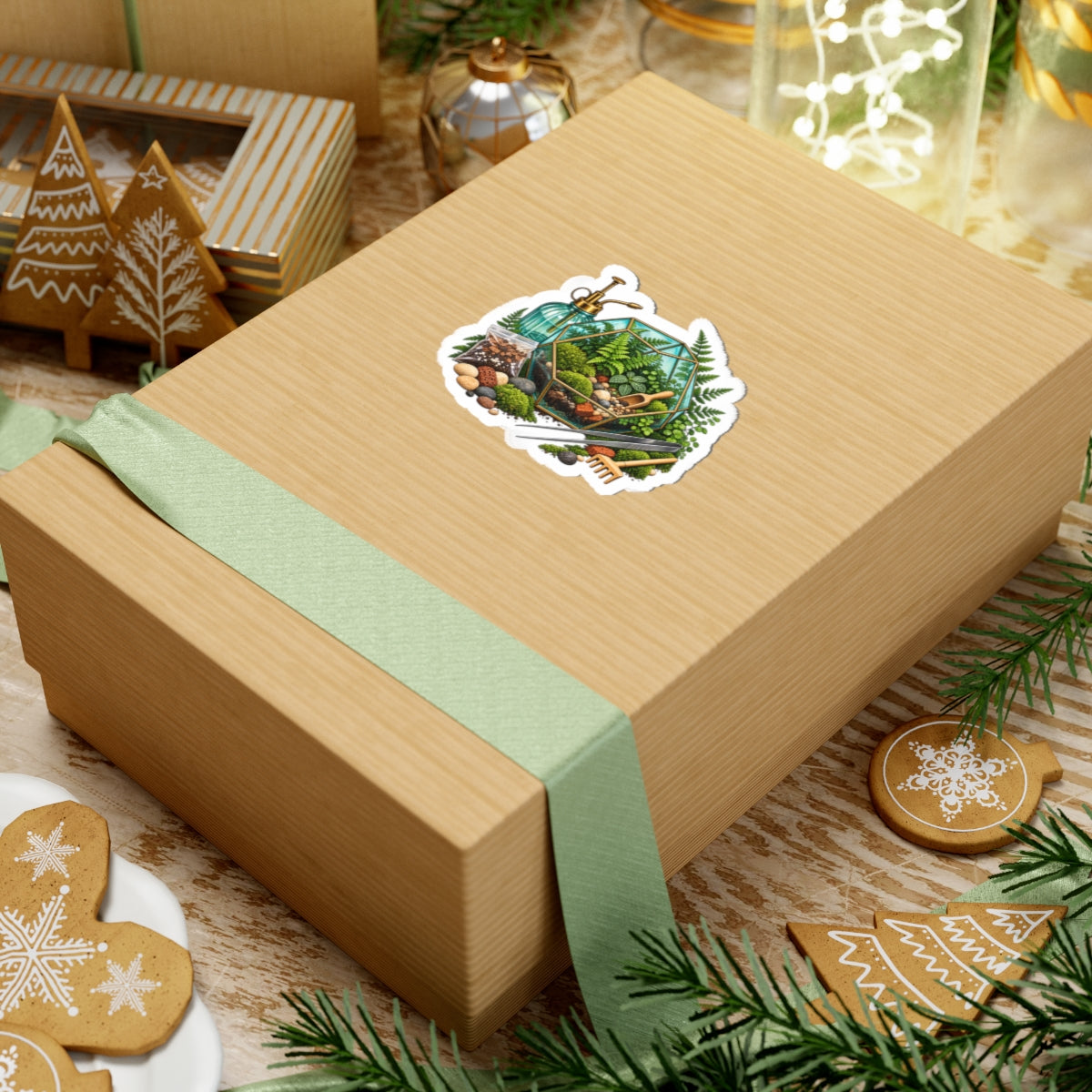 Fern Terrarium Building Workshop Sticker