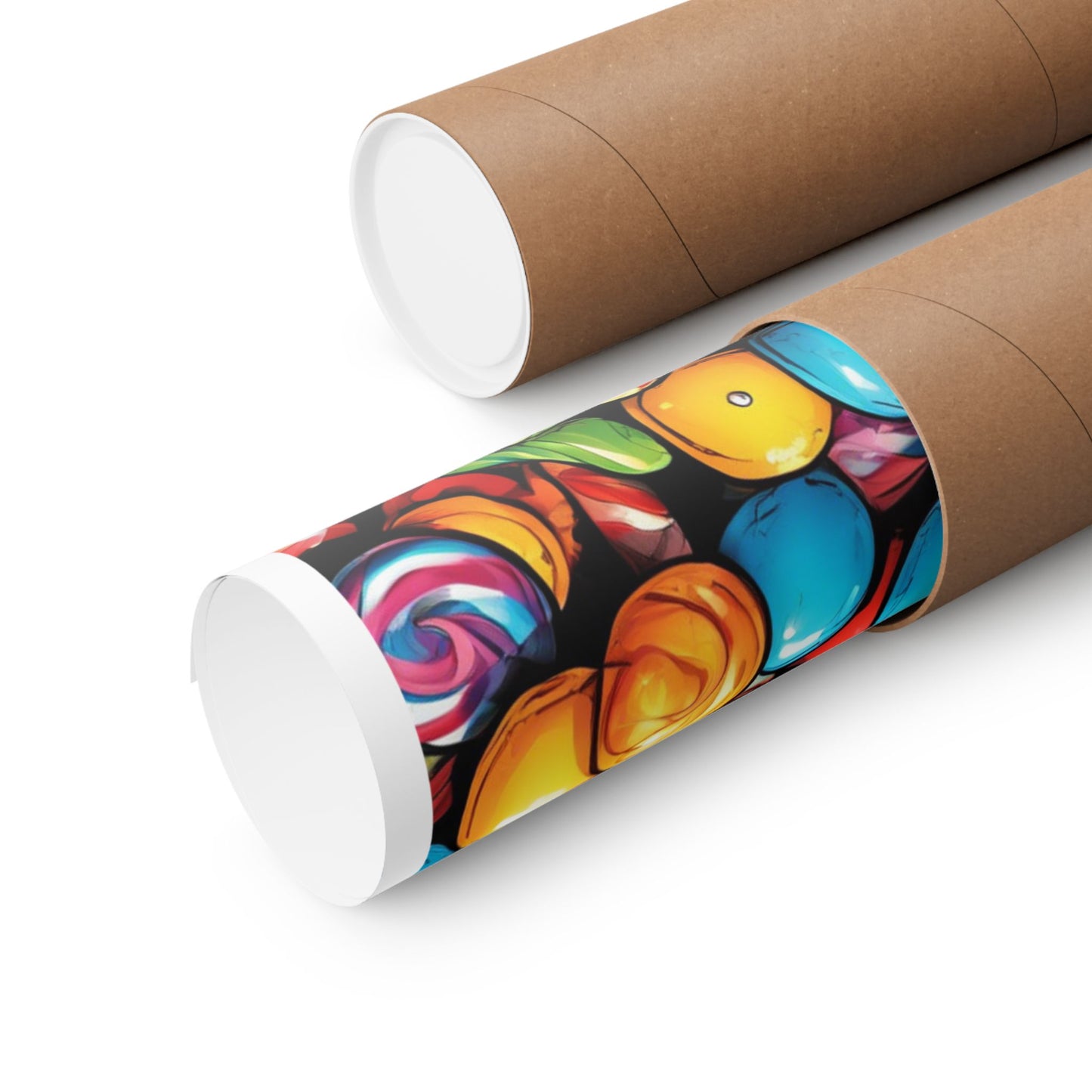 Colorful Candy Pattern Sweets Gift Art Poster