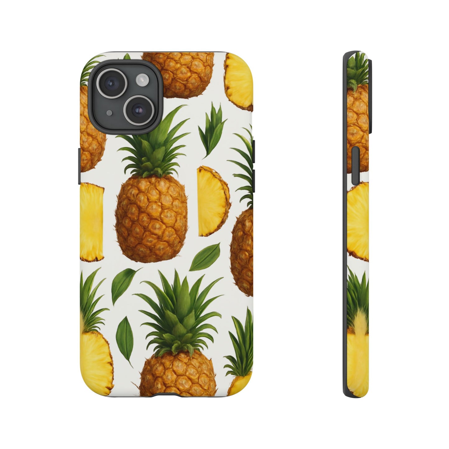 Pineapple Phone Case - Tough Cases, Tropical Phone Cover, Summer Vibe Accessories, Cute Pineapple Design, Fun Gift for Fruit Lovers