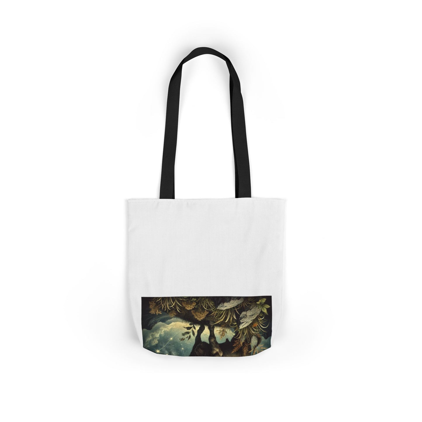 Taurus Bull Constellation Celestial Canvas Tote Bag