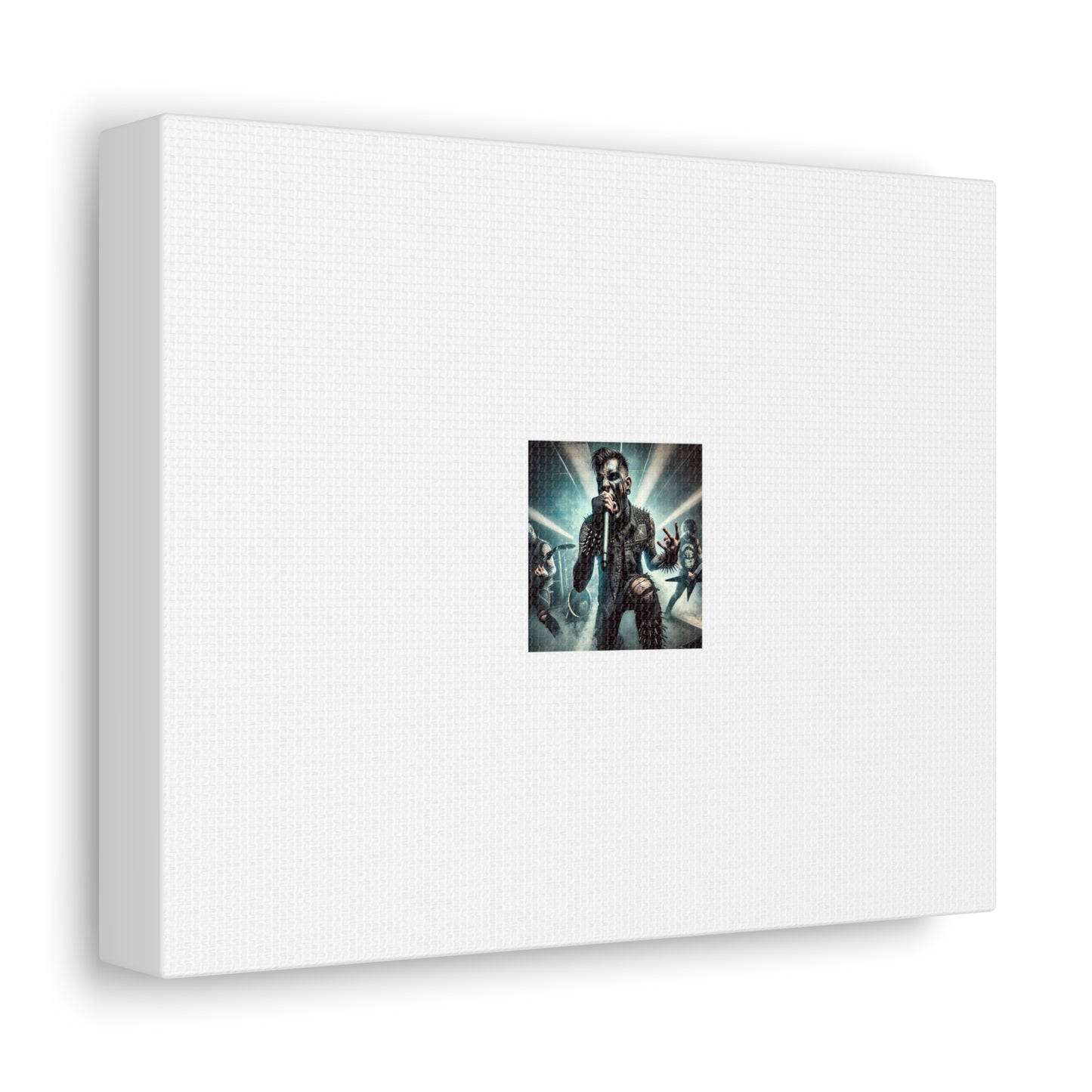 Punk Rock Vocalist Stage Energy Music Room Canvas Art