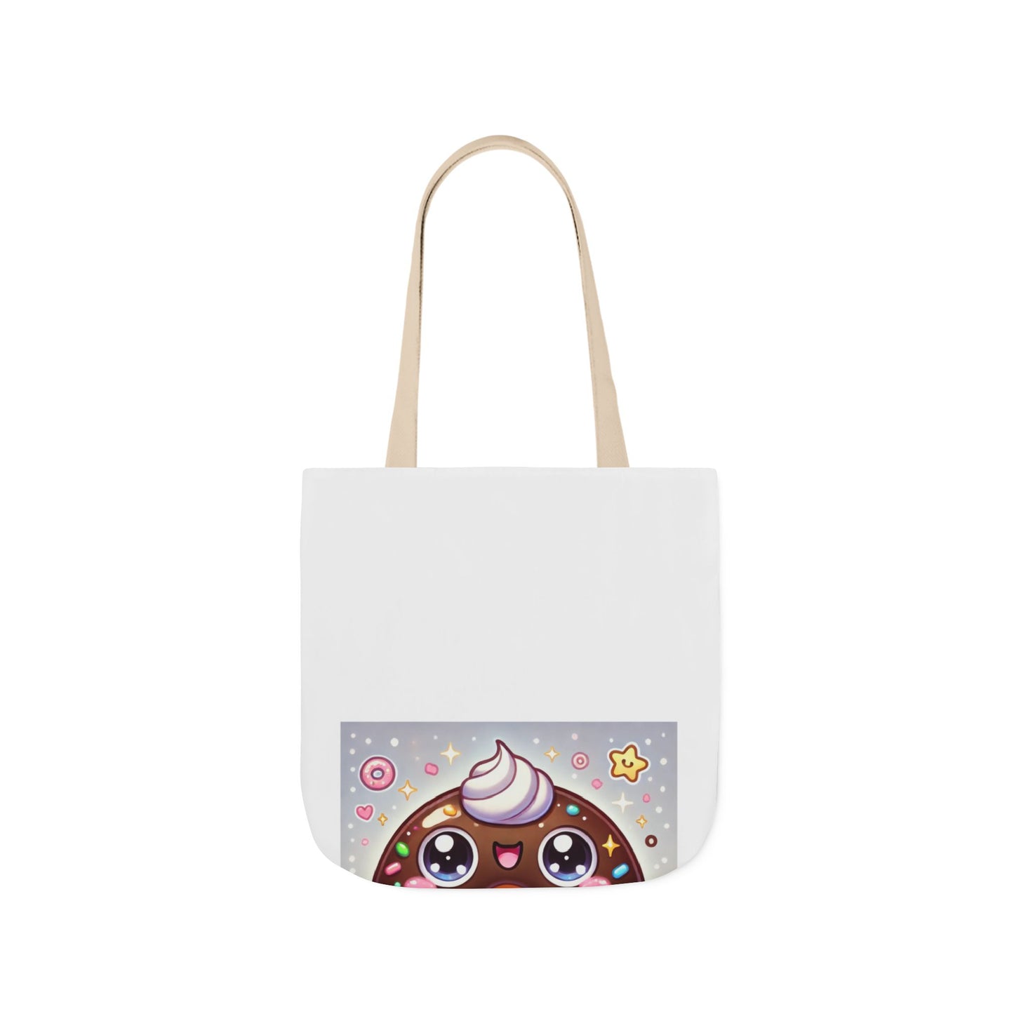 Kawaii Chocolate Donut Cute Dessert Art Tote Bag