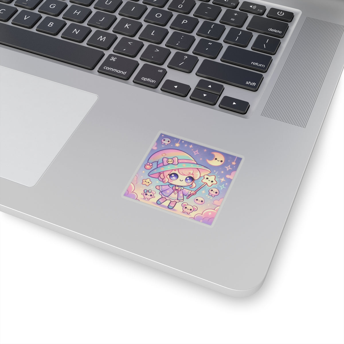 Kawaii Moon Wand Pastel Fantasy Art Sticker