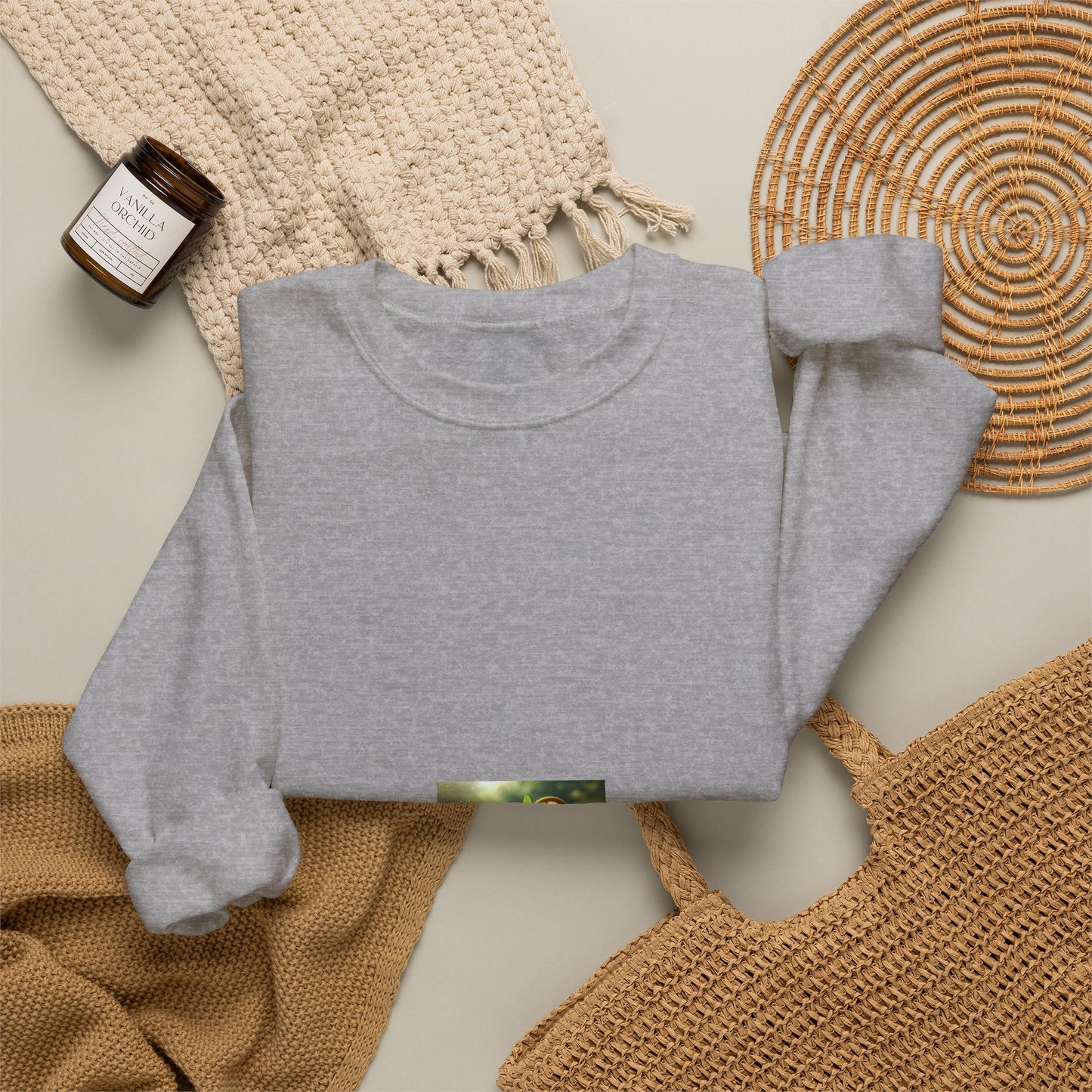 Sunlit Iced Tea Lemon Mint Soft Summer Drink Sweatshirt