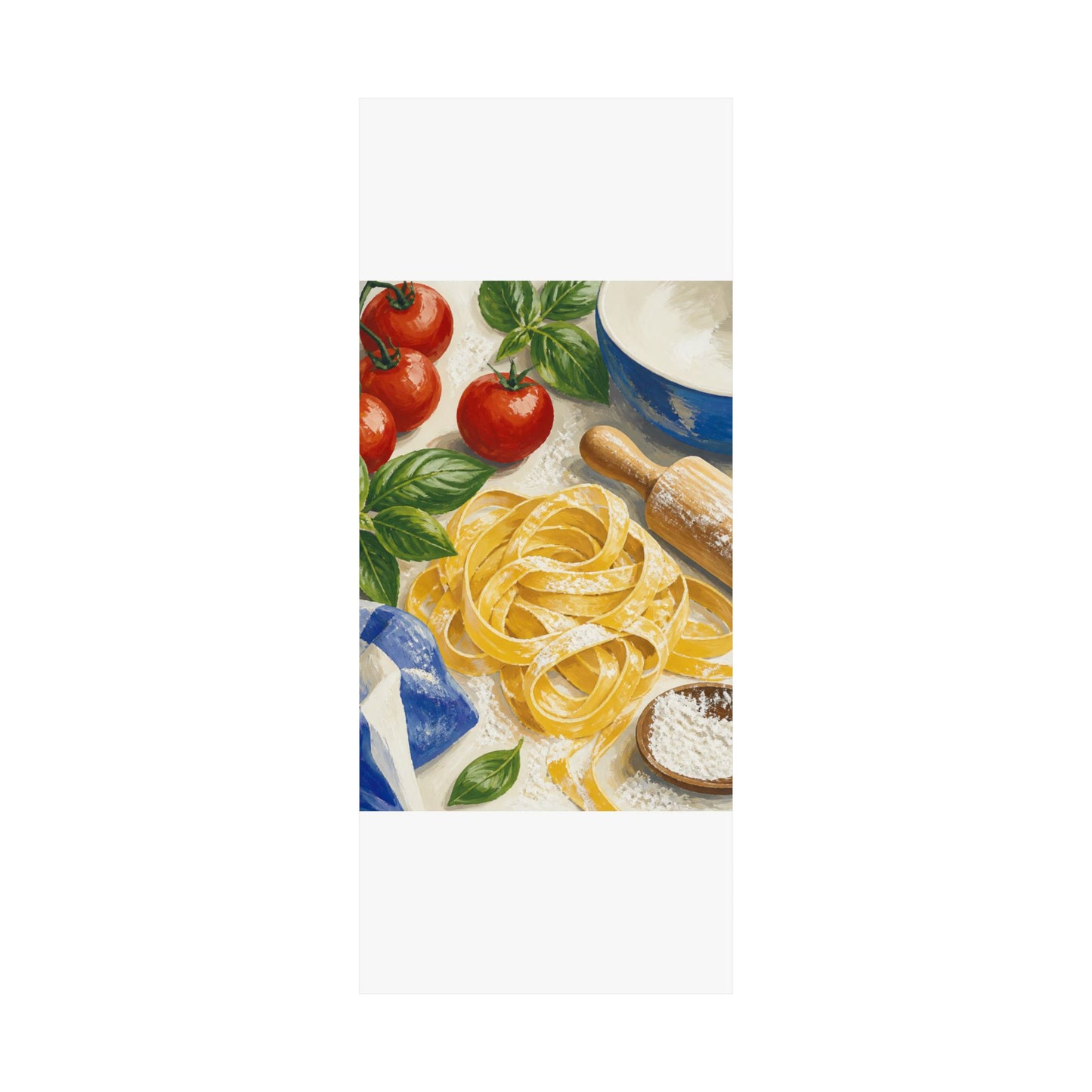 Fresh Pasta Making Kitchen Art Poster