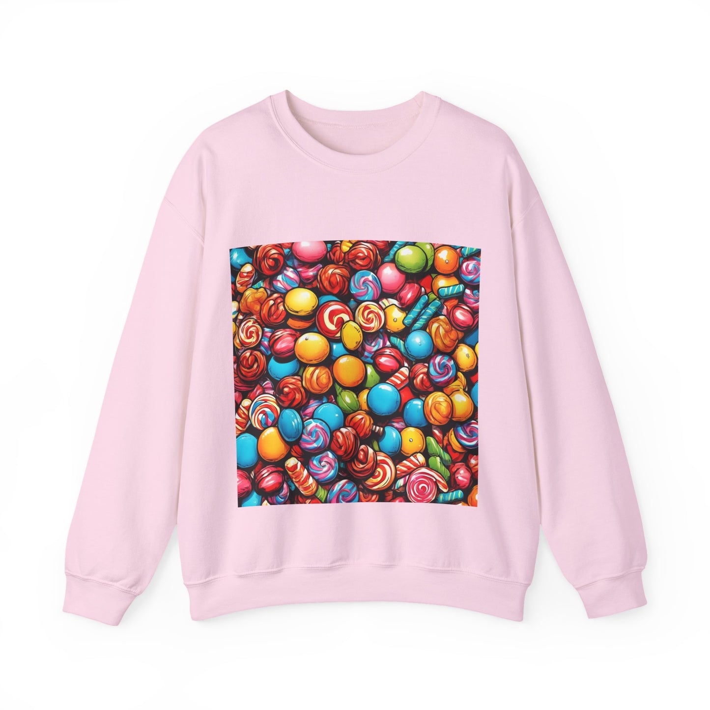 Colorful Candy Pattern Sweets Gift Art Sweatshirt