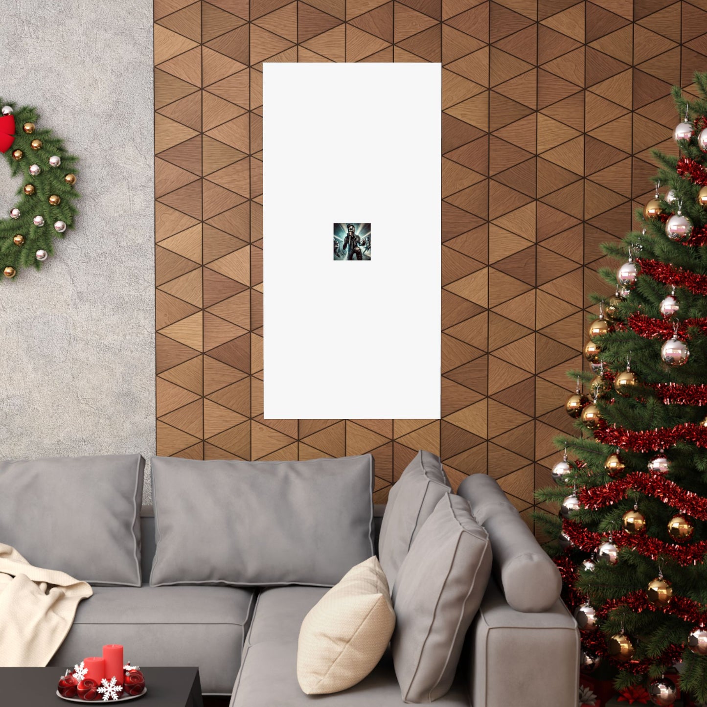 Punk Rock Vocalist Stage Energy Music Room Poster