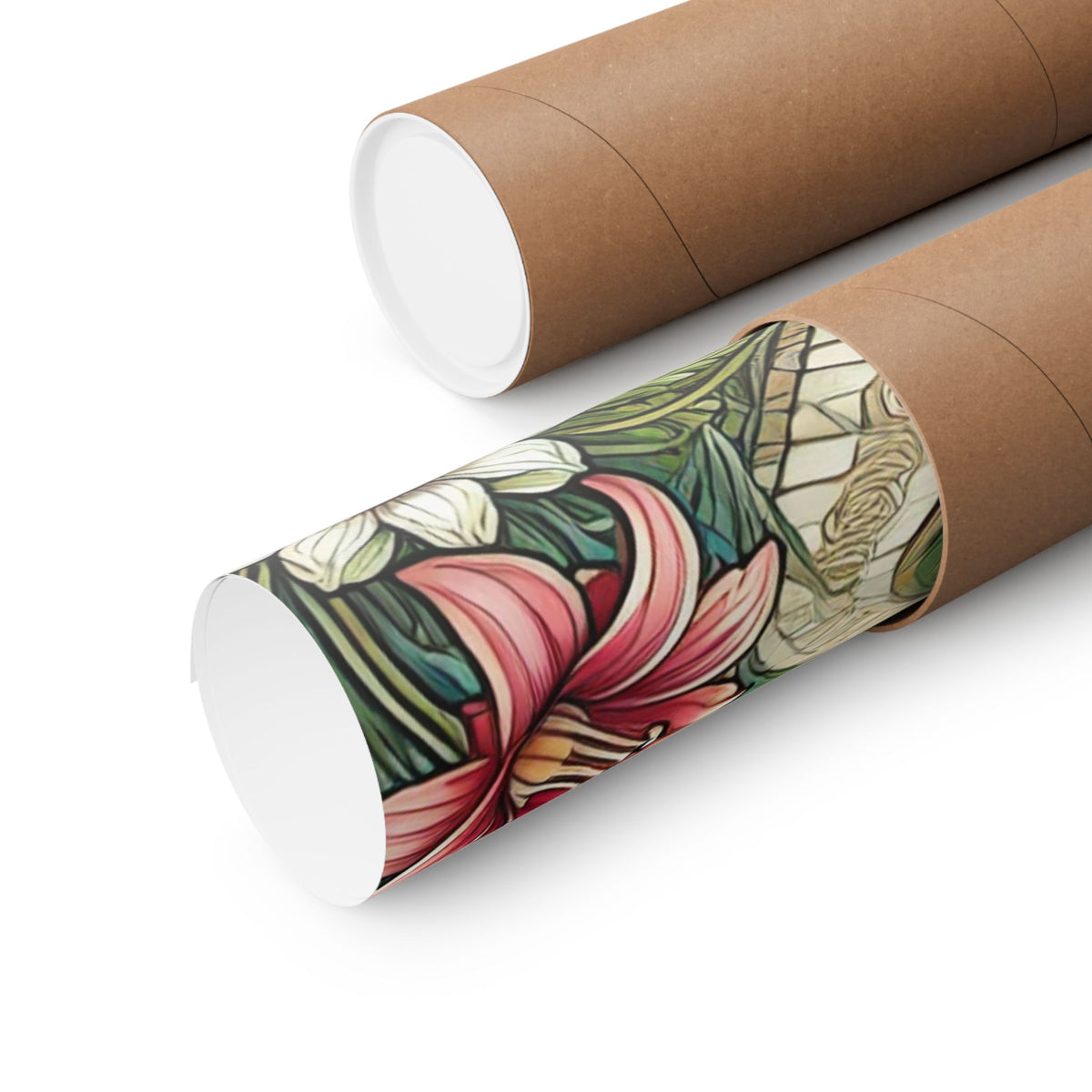 Botanical Gazebo Garden Art Nouveau Wall Art Poster