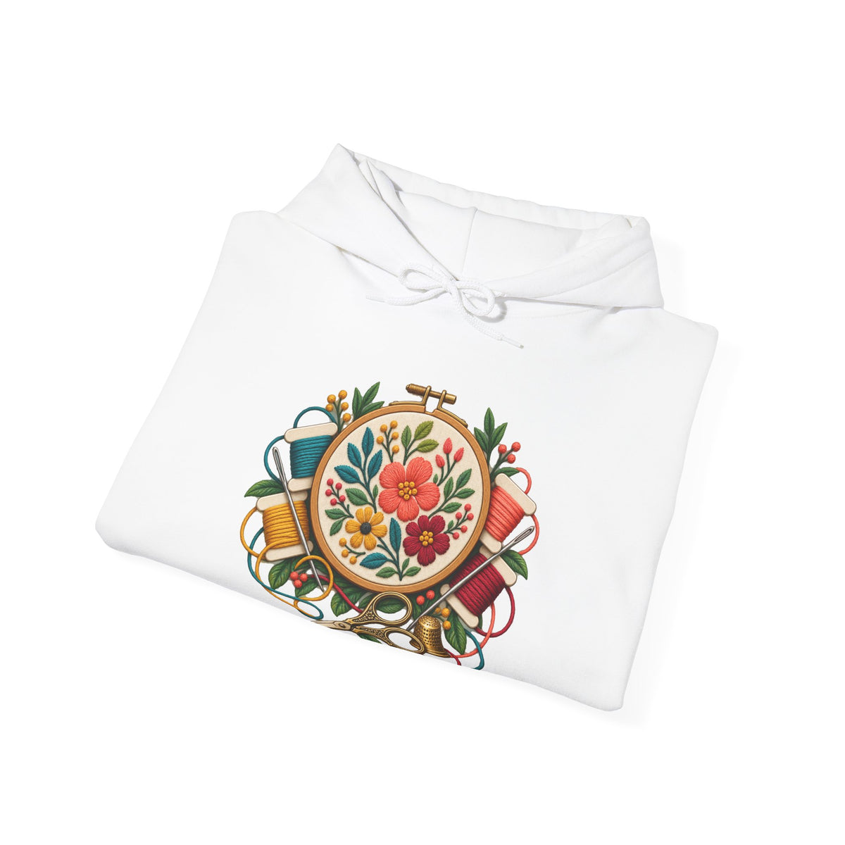 Botanical Embroidery Workshop Hoodie