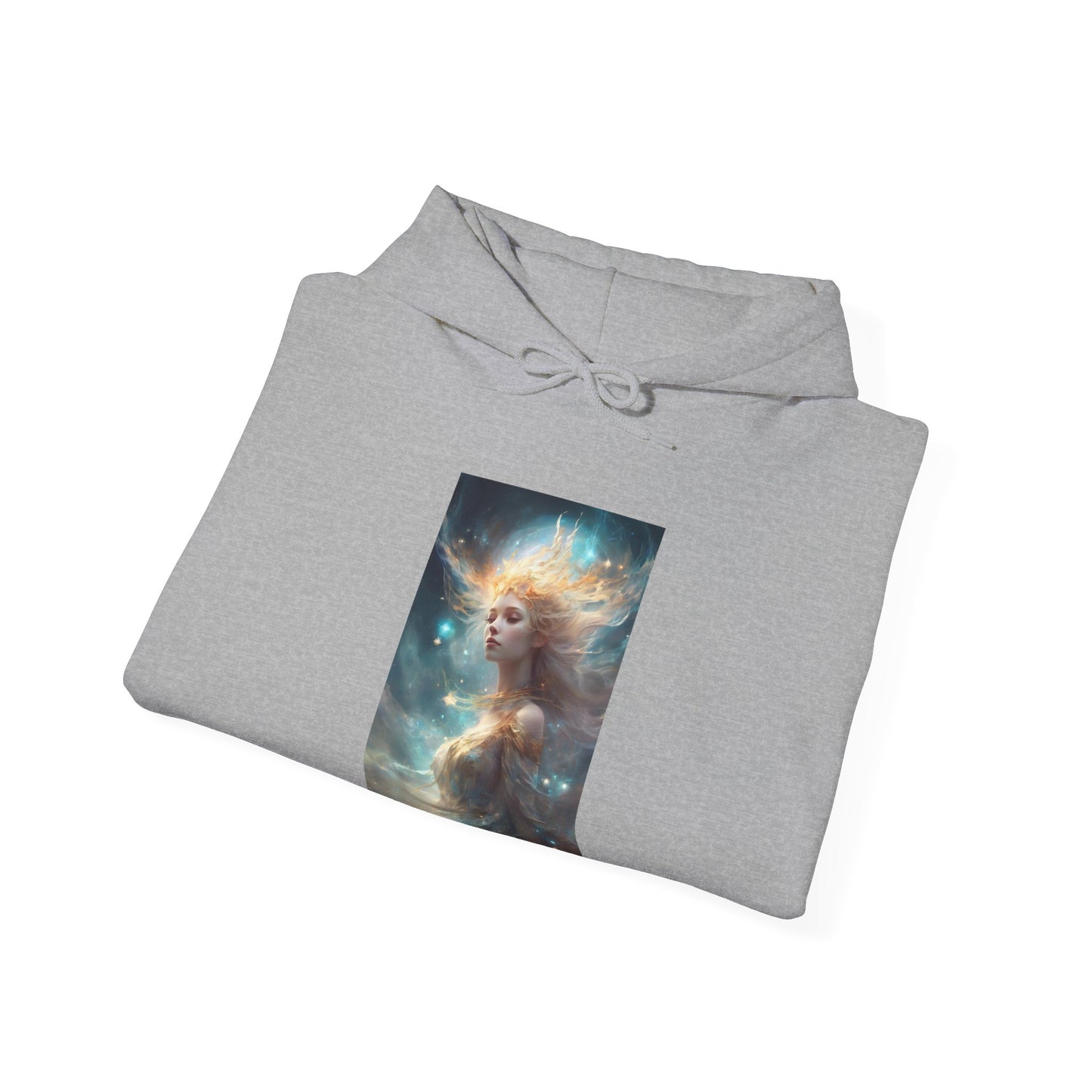 Solar Celestial Spirit Fantasy Portrait Hoodie