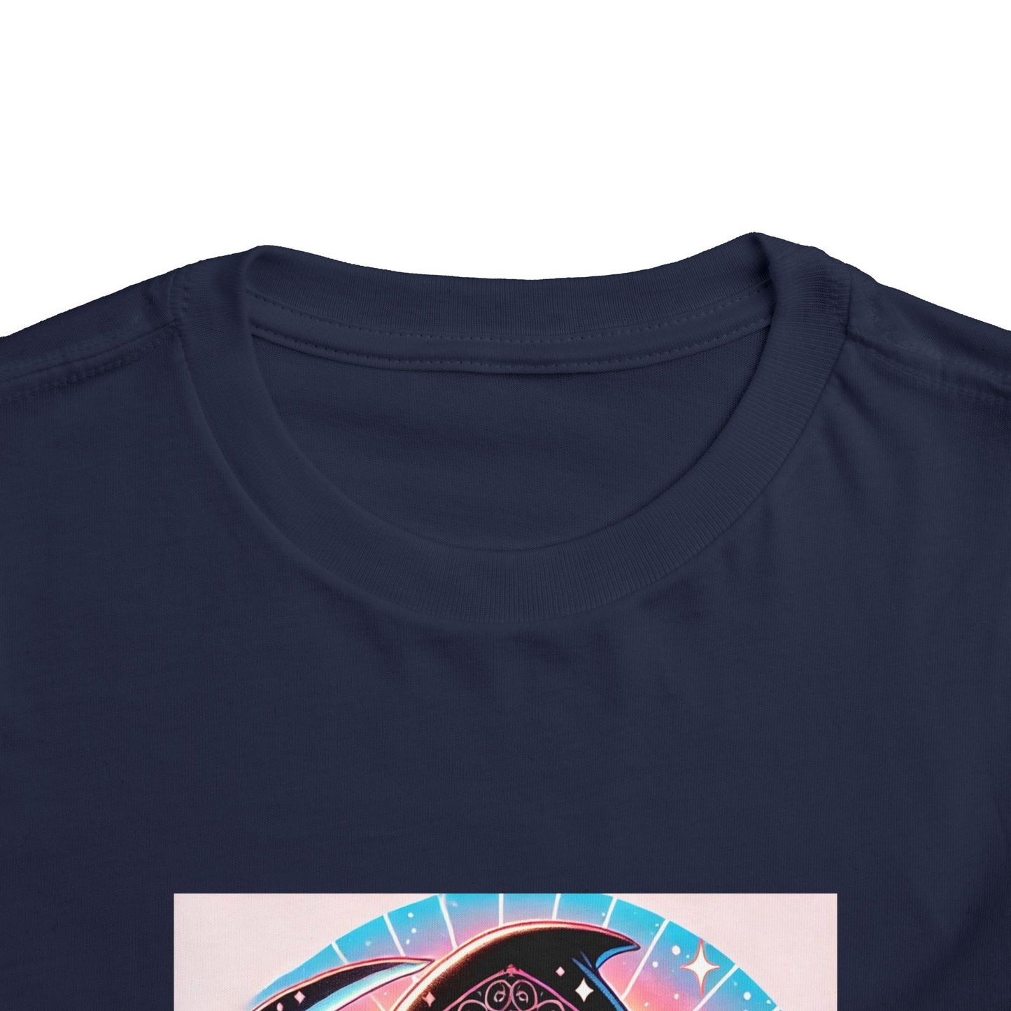 Grim Reaper with Ice Cream Kawaii Anime Toddler Tee - Adorable Short Sleeve Shirt for Kids - Fun & Stylish Gift Idea!