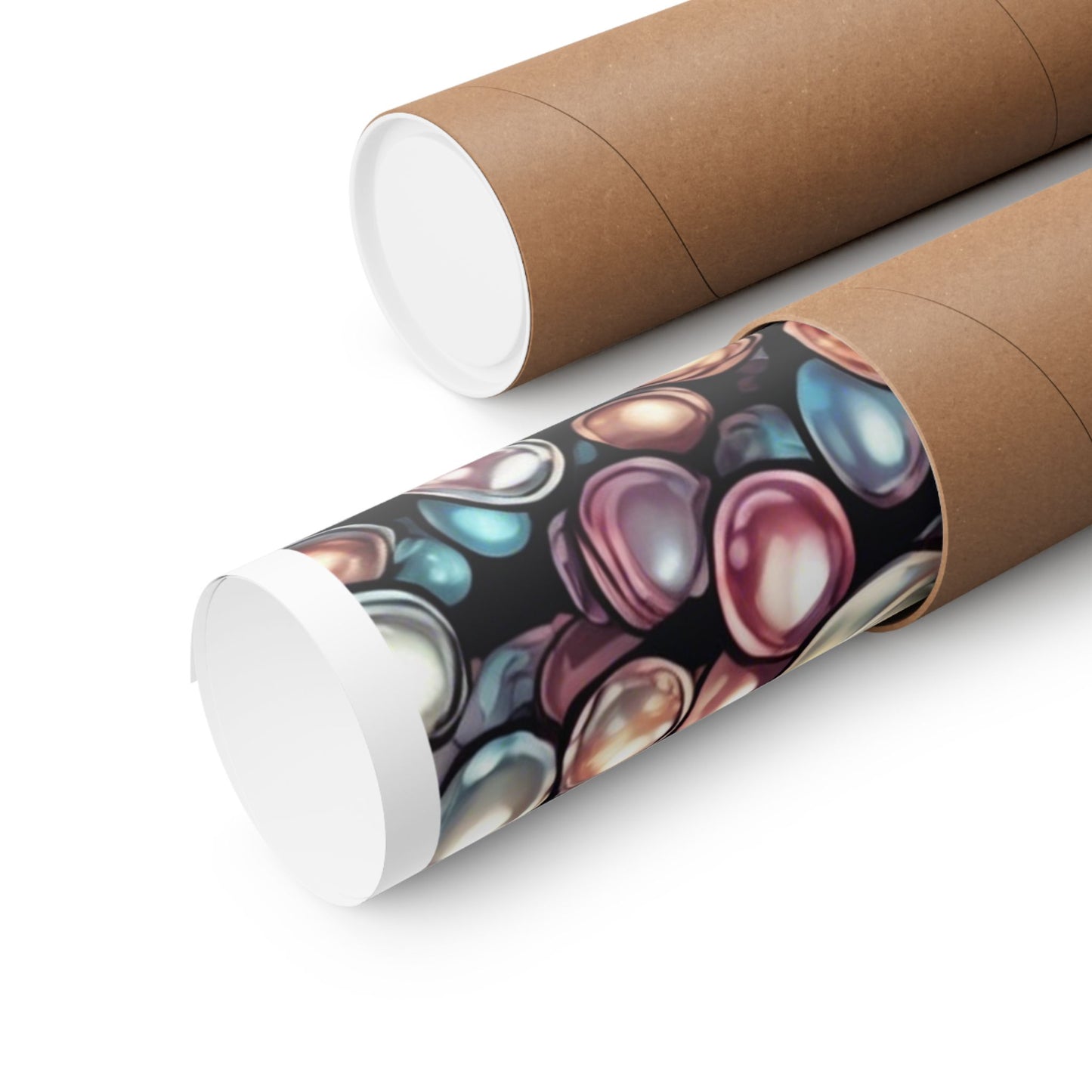 Pearl Bubble Pattern Abstract Gift Art Poster