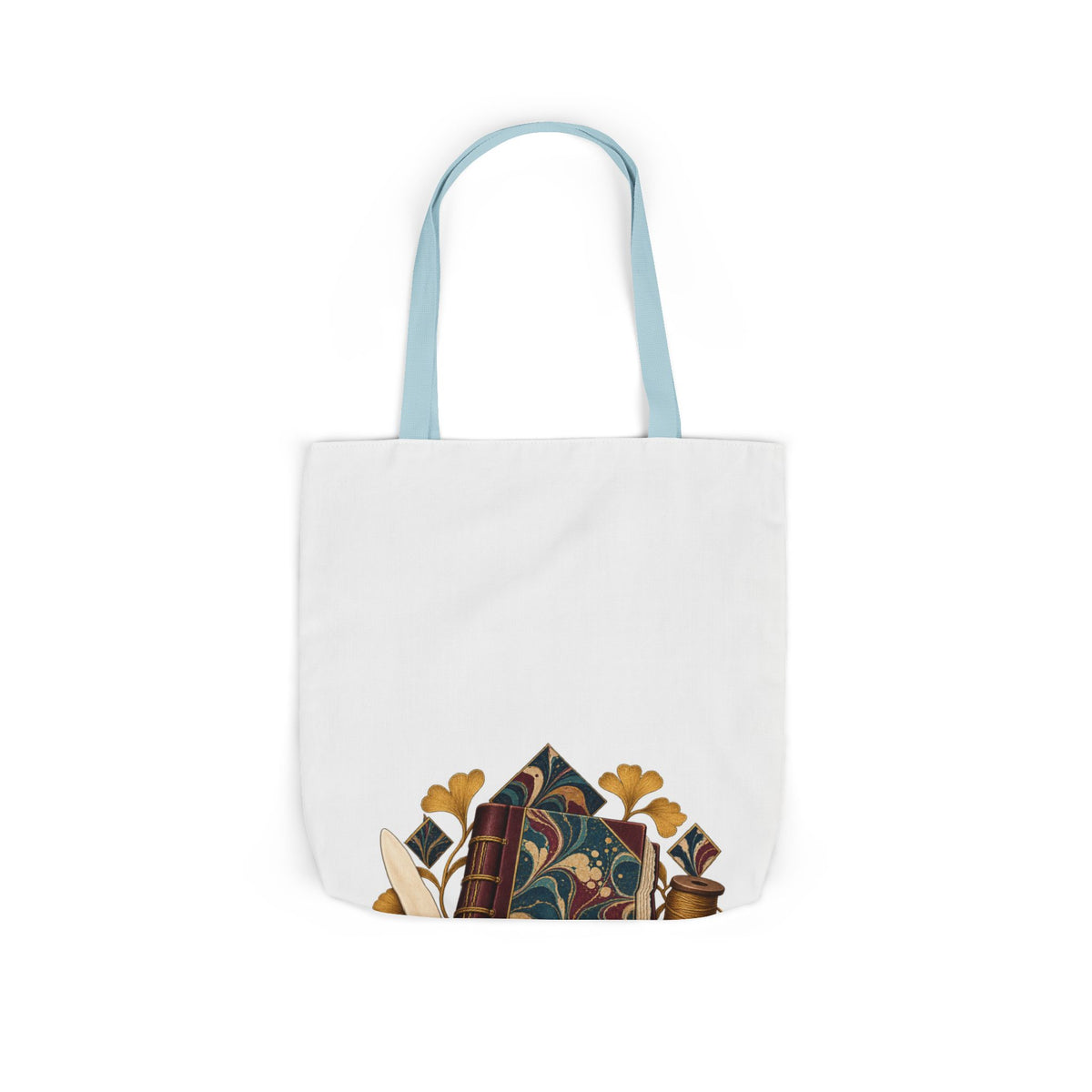 Traditional Marbled Bookbinding Workshop Tote Bag