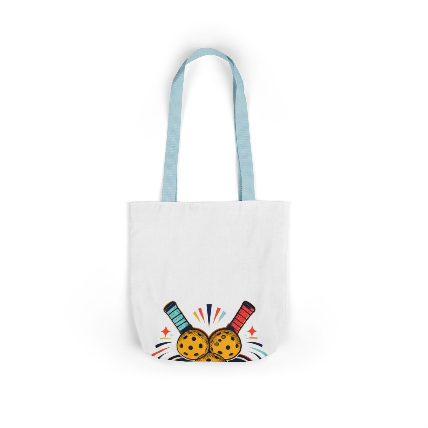 Retro Pickleball Paddles Recreational Sports Tote Bag