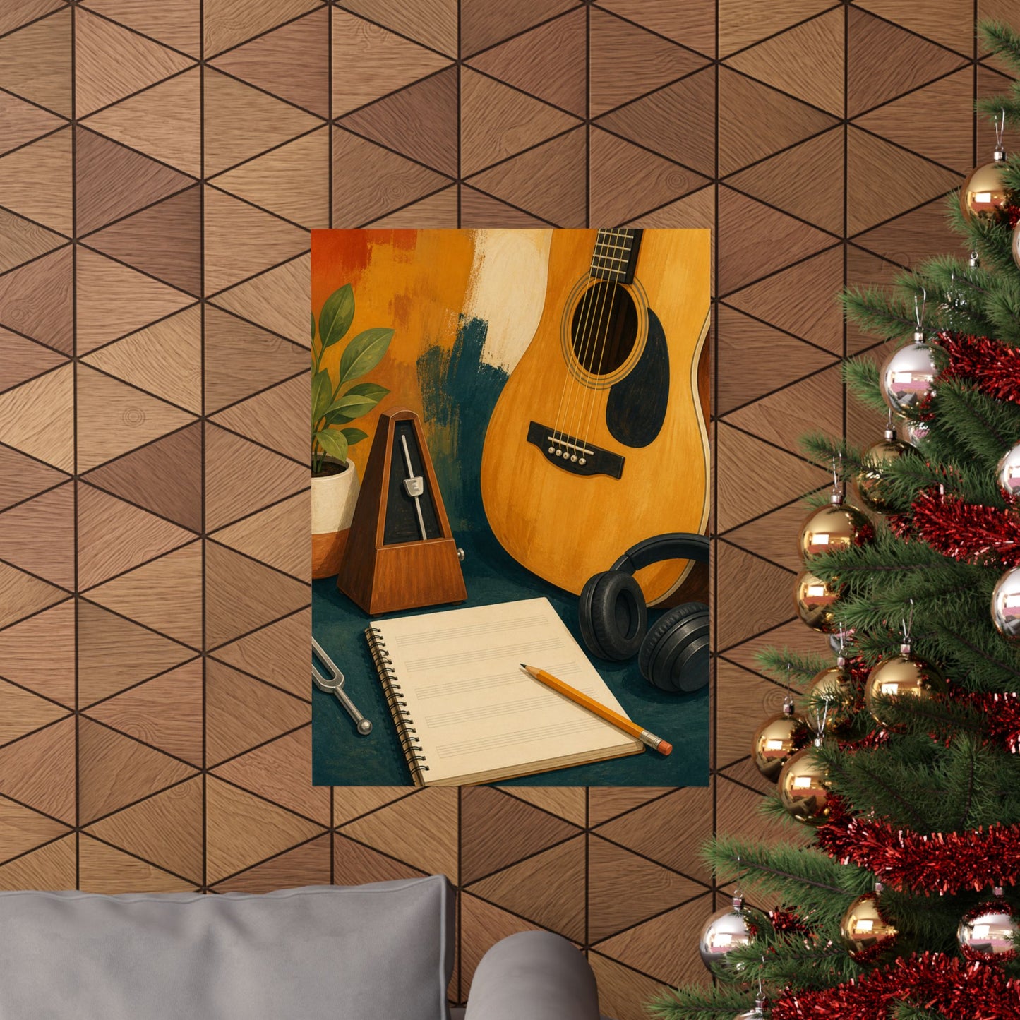 Warm Music Practice Hobby Poster