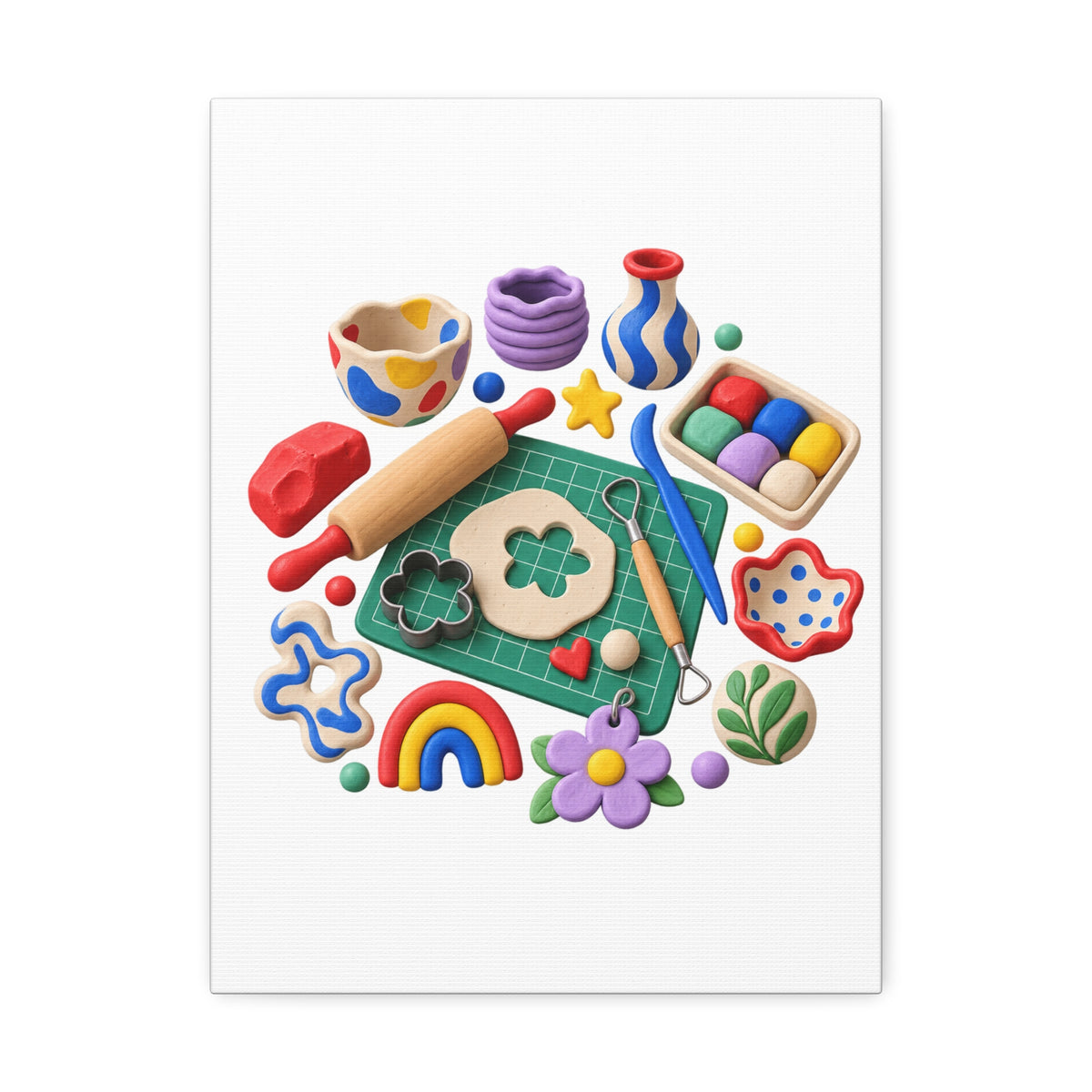 Miniature Clay Sculpting Workshop Canvas