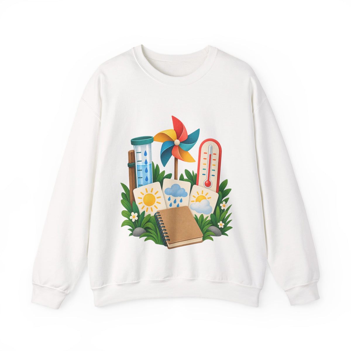 Colorful Backyard Weather Watching Kit Sweatshirt