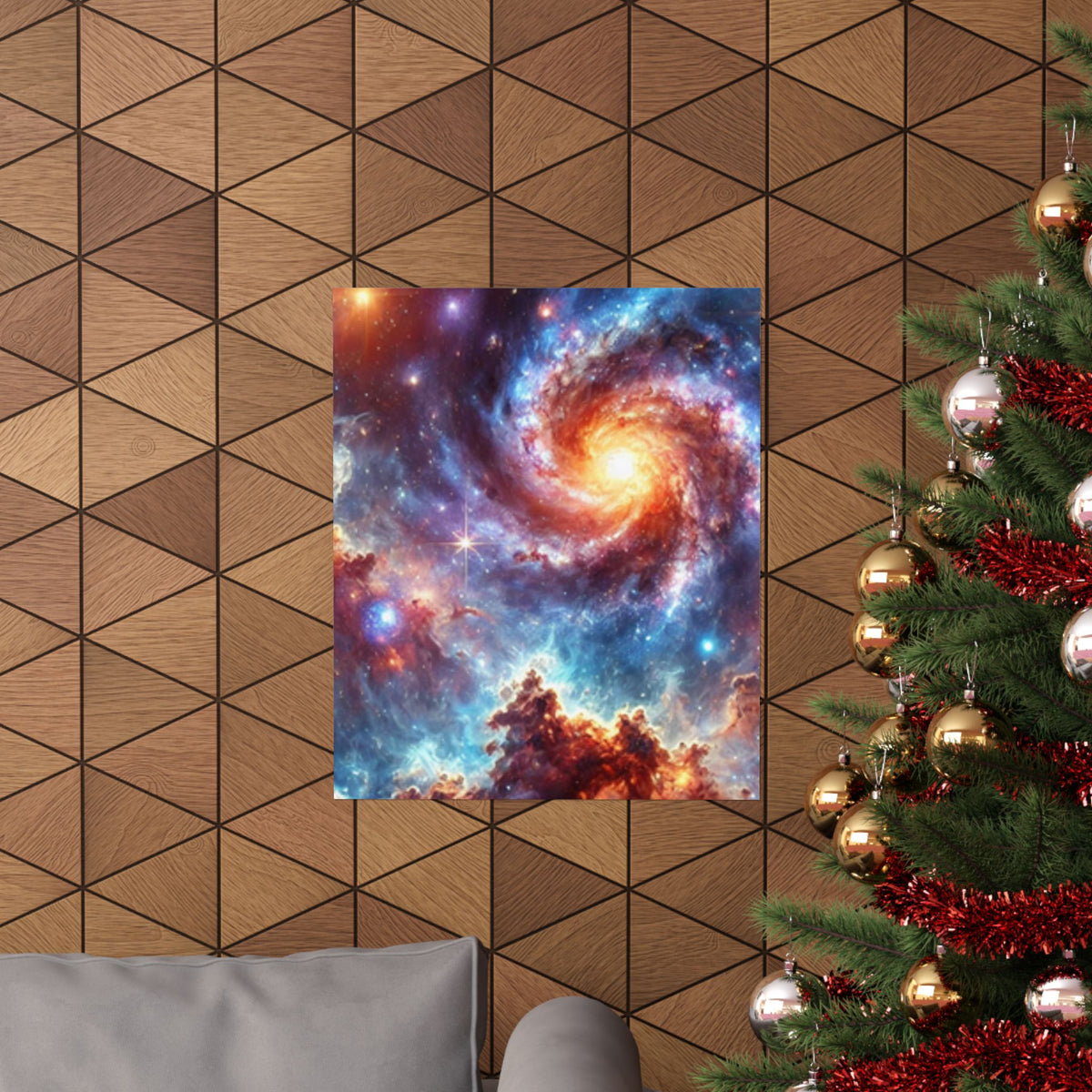 Galaxy Nebula Dreamscape Abstract Space Poster Wall Art Decor