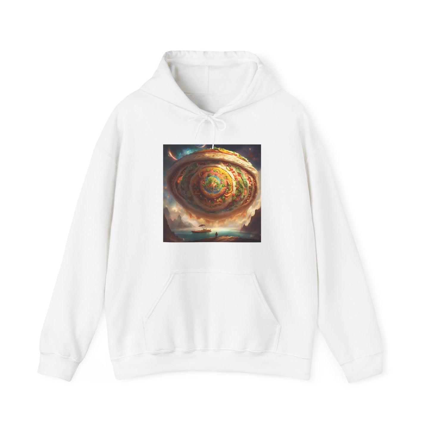 Cosmic Taco Portal Surreal Food Fantasy Art Hoodie