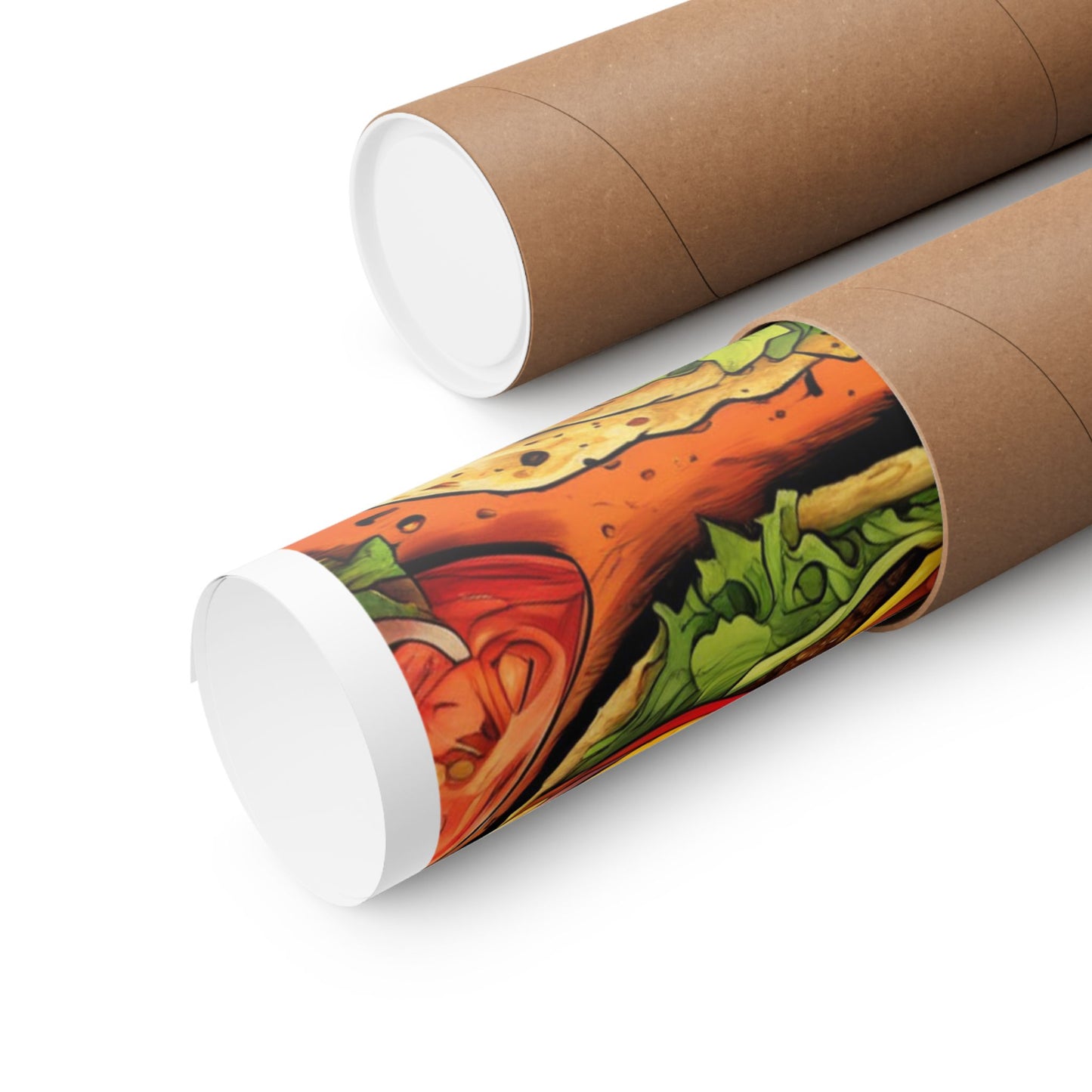 Stacked Taco Fiesta Foodie Gift Art Poster