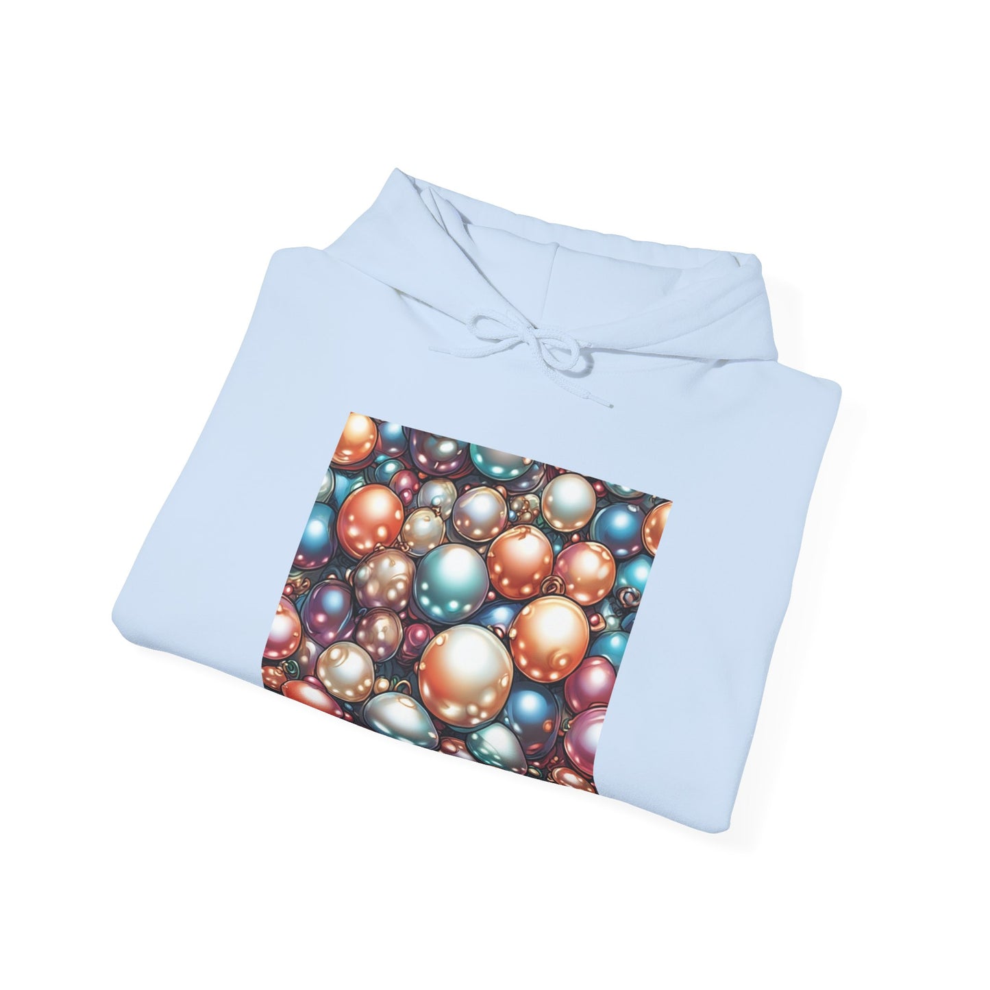 Glossy Orb Marble Abstract Gift Art Hoodie