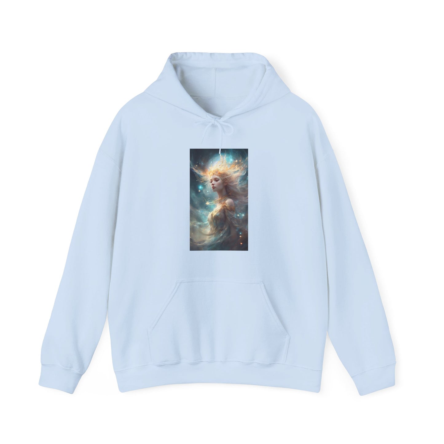Solar Celestial Spirit Fantasy Portrait Hoodie