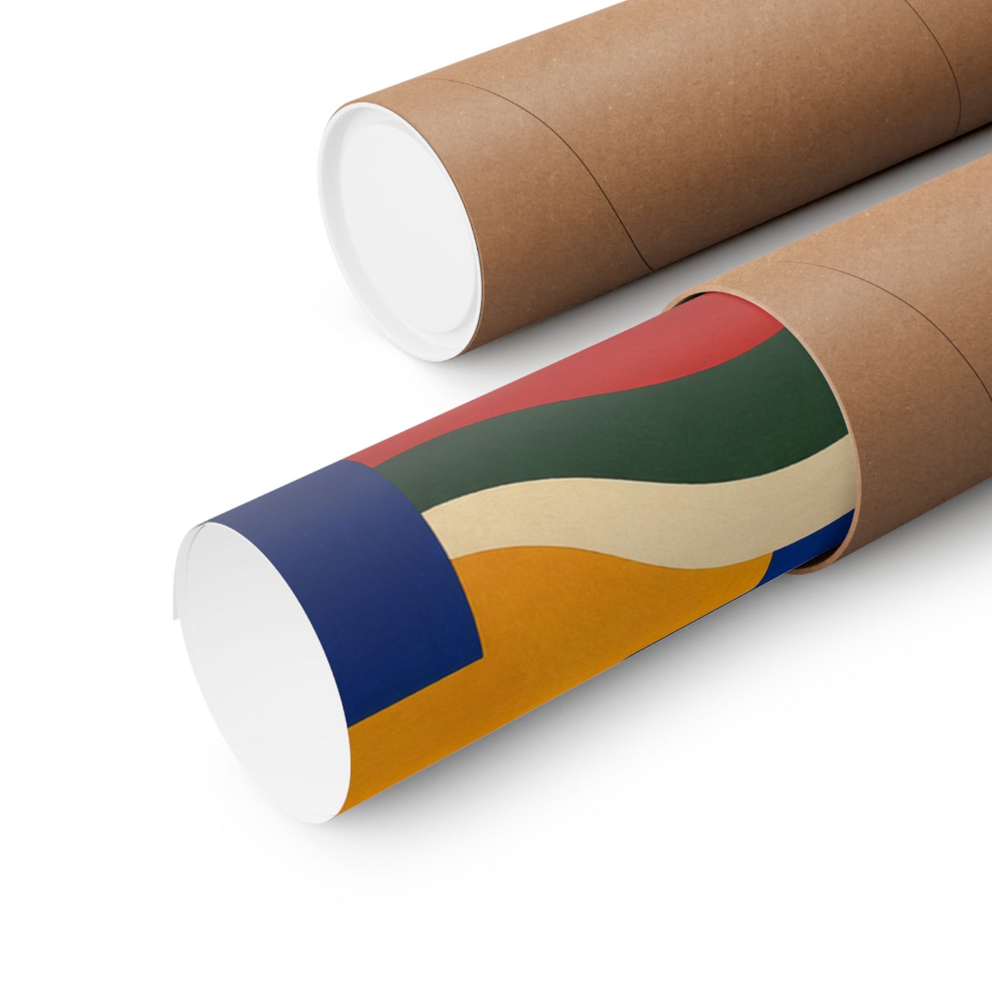 Bold Geometric Balance Abstract Art Poster