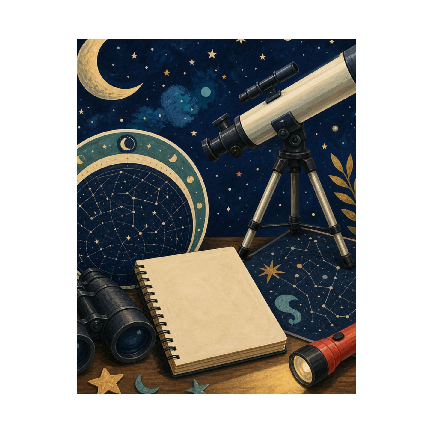 Classic Stargazing Astronomy Hobby Poster