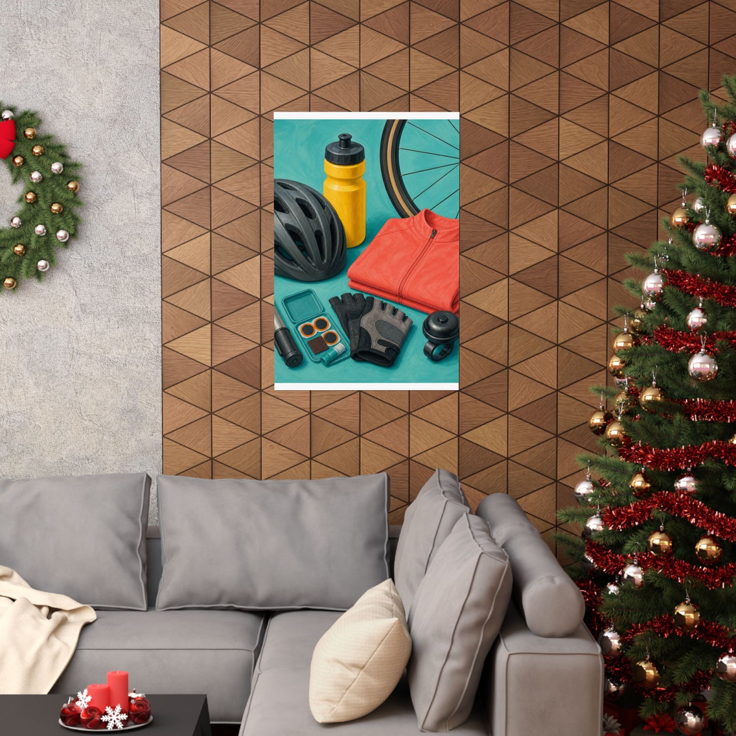 Colorful Cycling Gear Hobby Poster