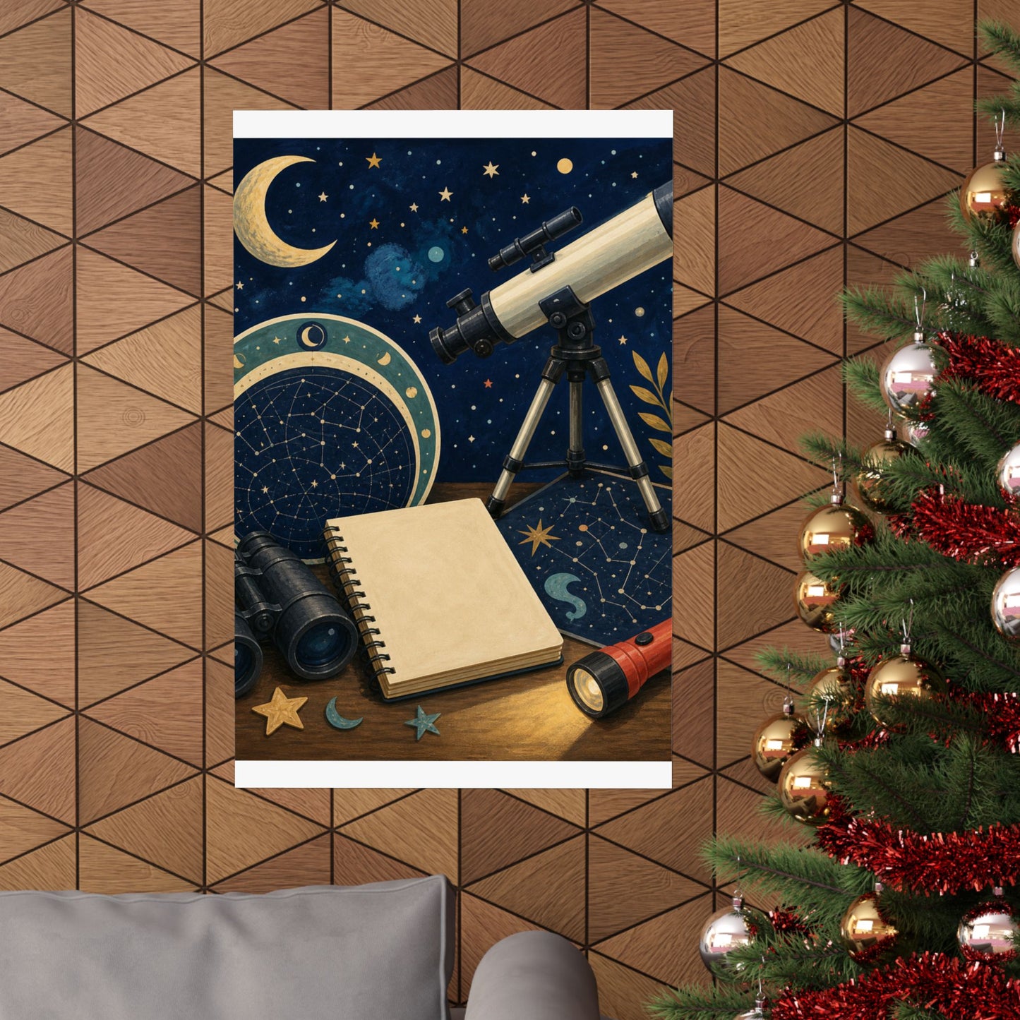 Classic Stargazing Astronomy Hobby Poster
