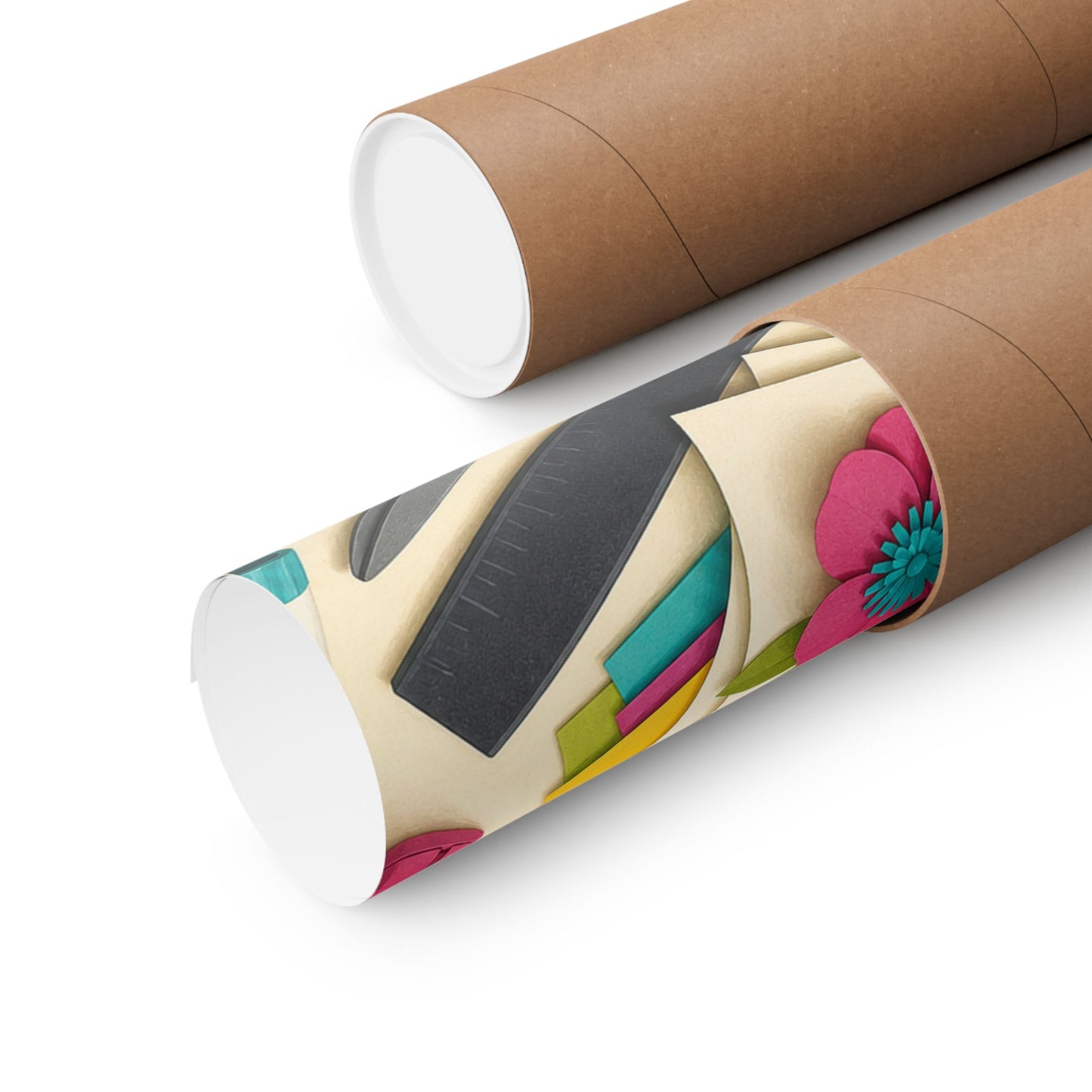 Bright Paper Crafting Hobby Poster