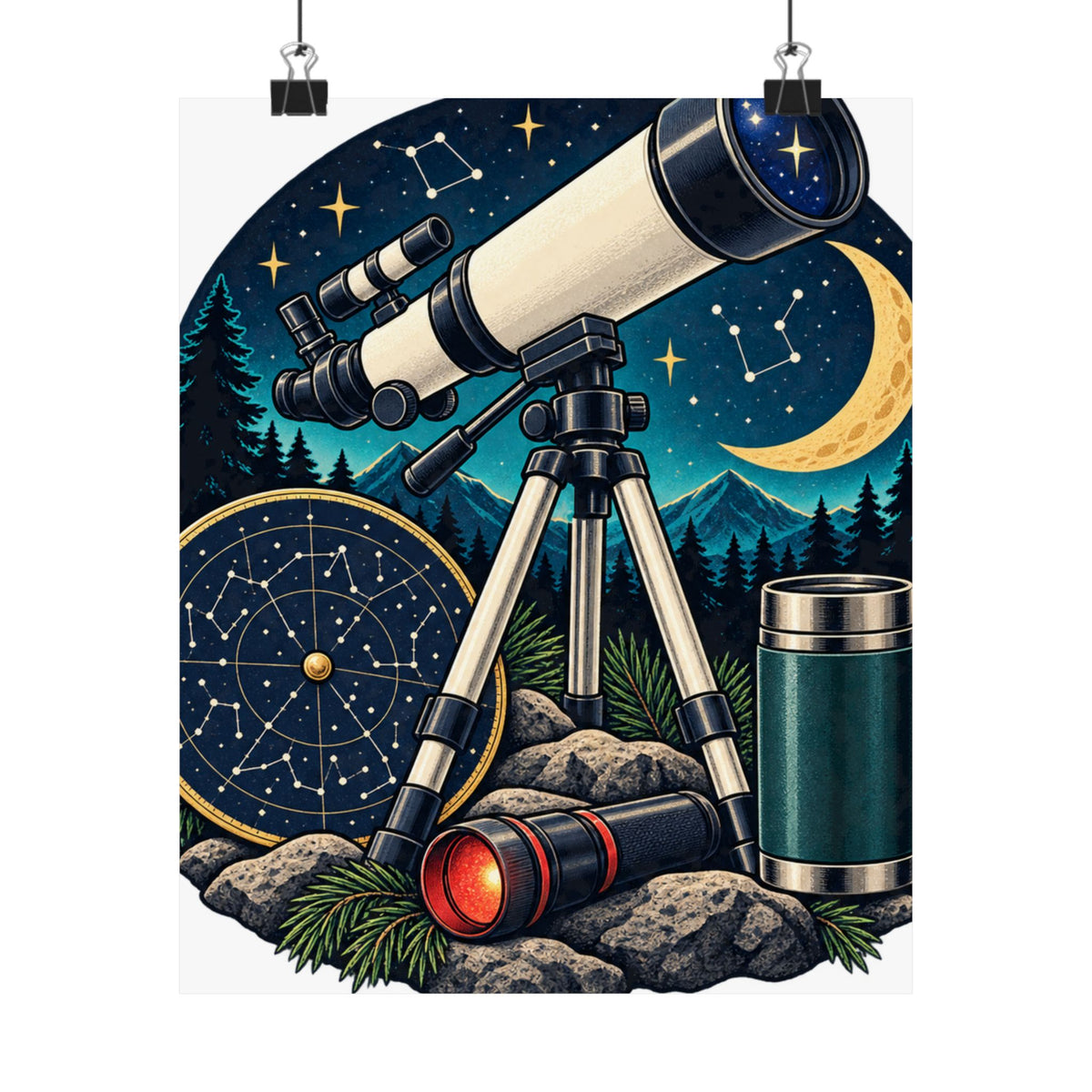 Backyard Stargazing Workshop Poster