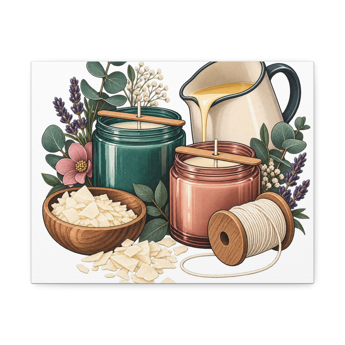 Artisan Candle Making Workshop Canvas