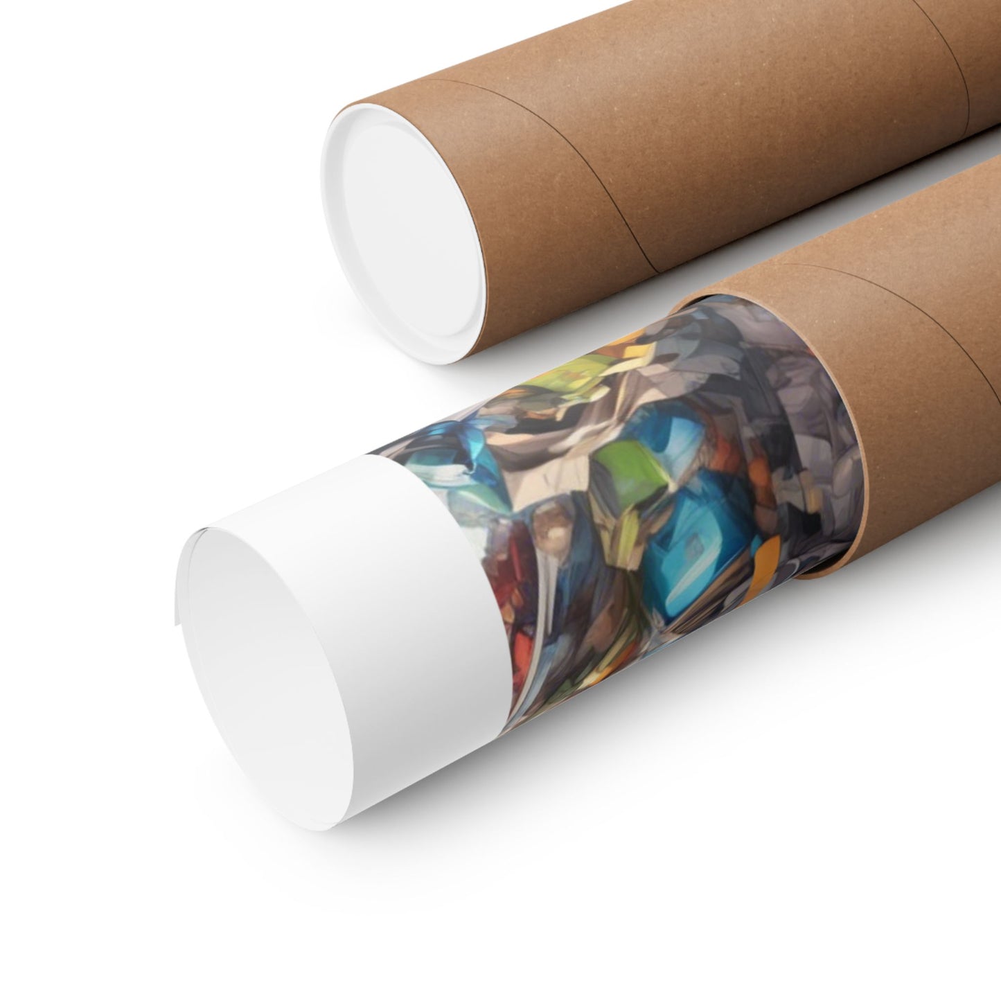 Recycling Rescue Anime Heroine Eco Street Art Poster