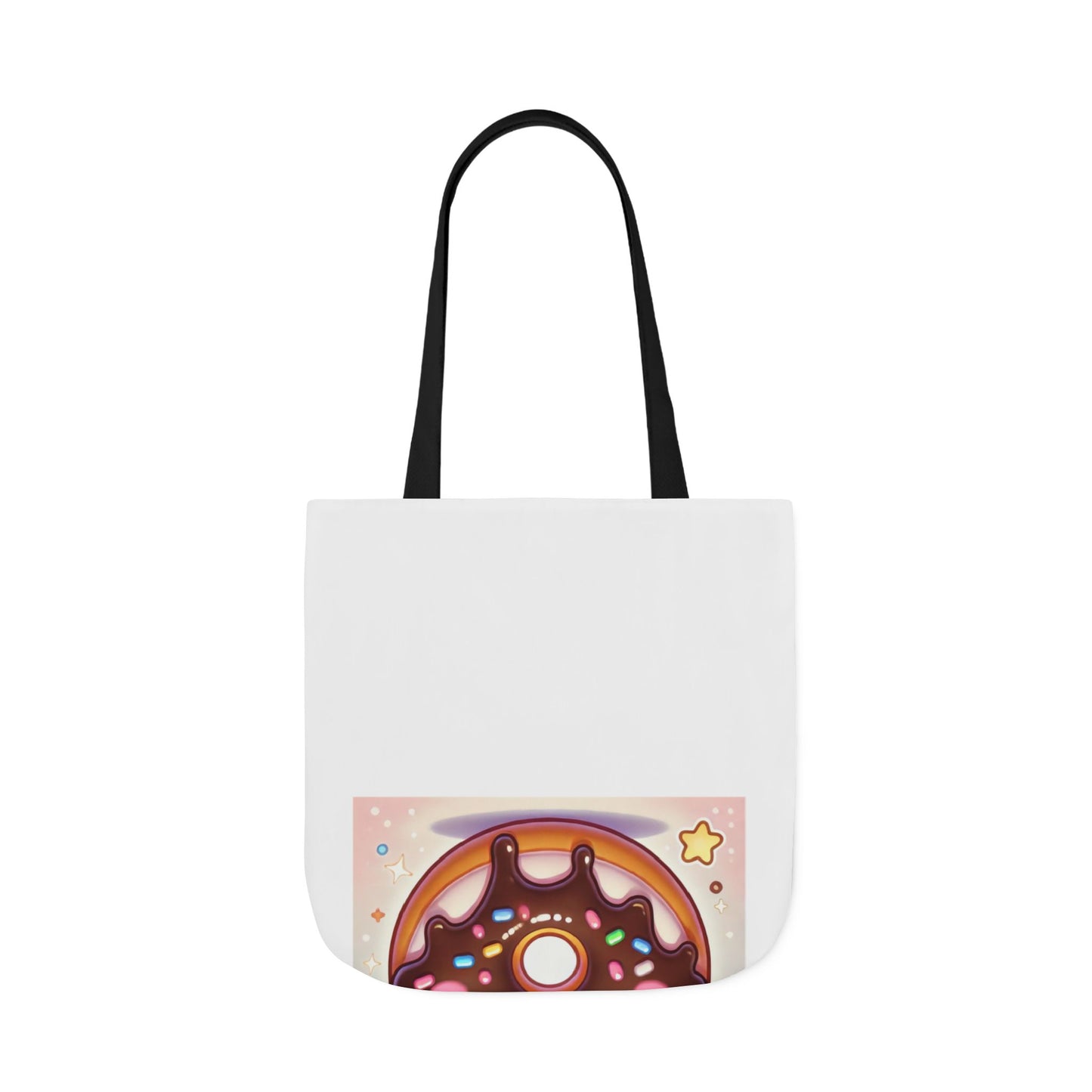 Kawaii Chocolate Donut Cute Dessert Art Tote Bag
